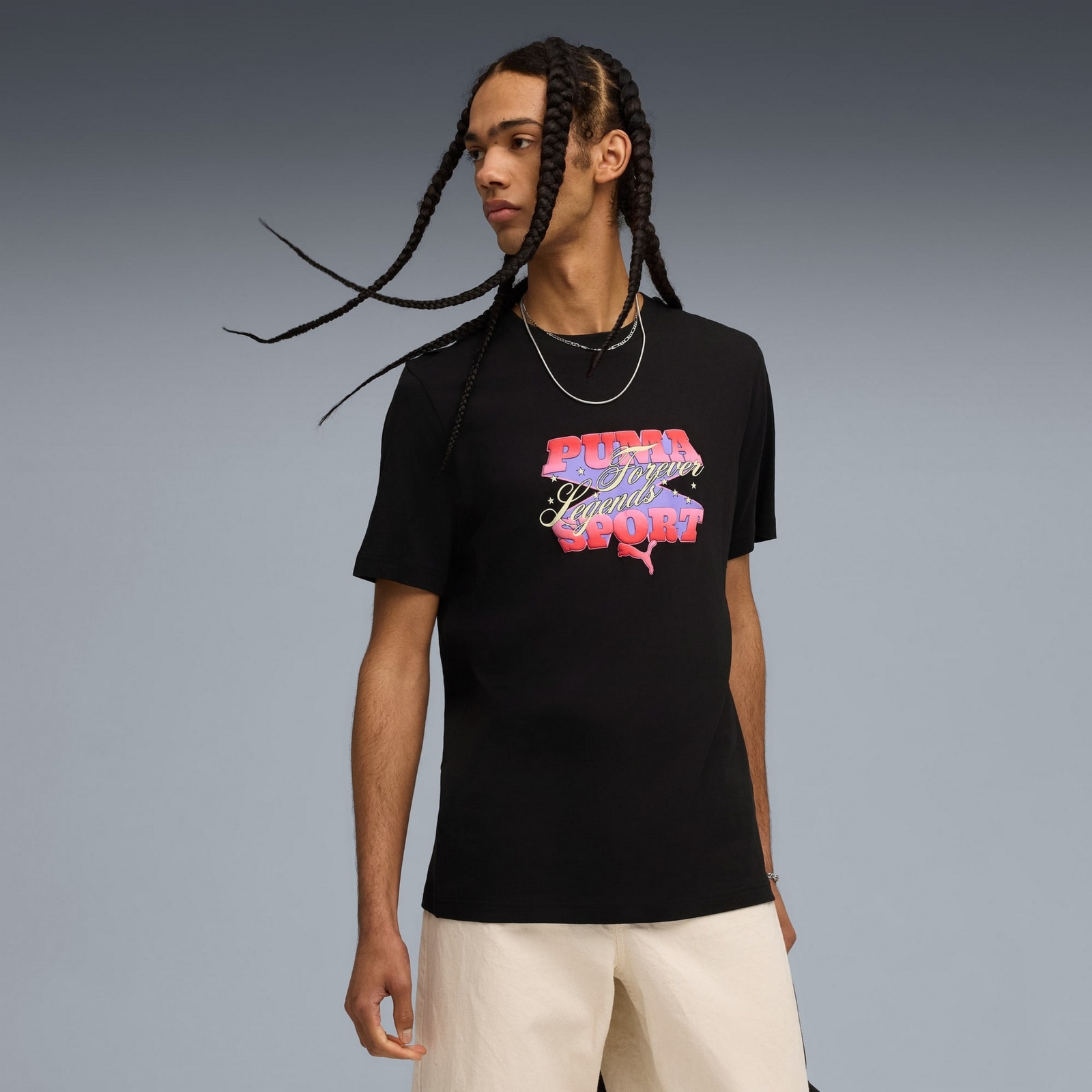 Koszulka m�ska Puma GRAPHIC LEGENDS czarna 63211701