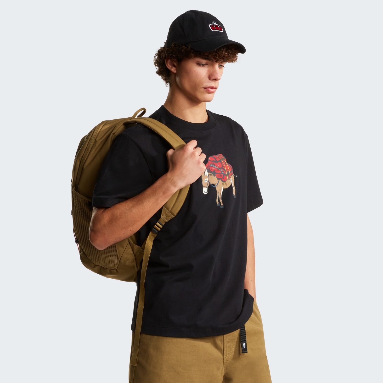 Plecak miejski unisex The North Face RODEY brązowy NF0A3KVCMTY