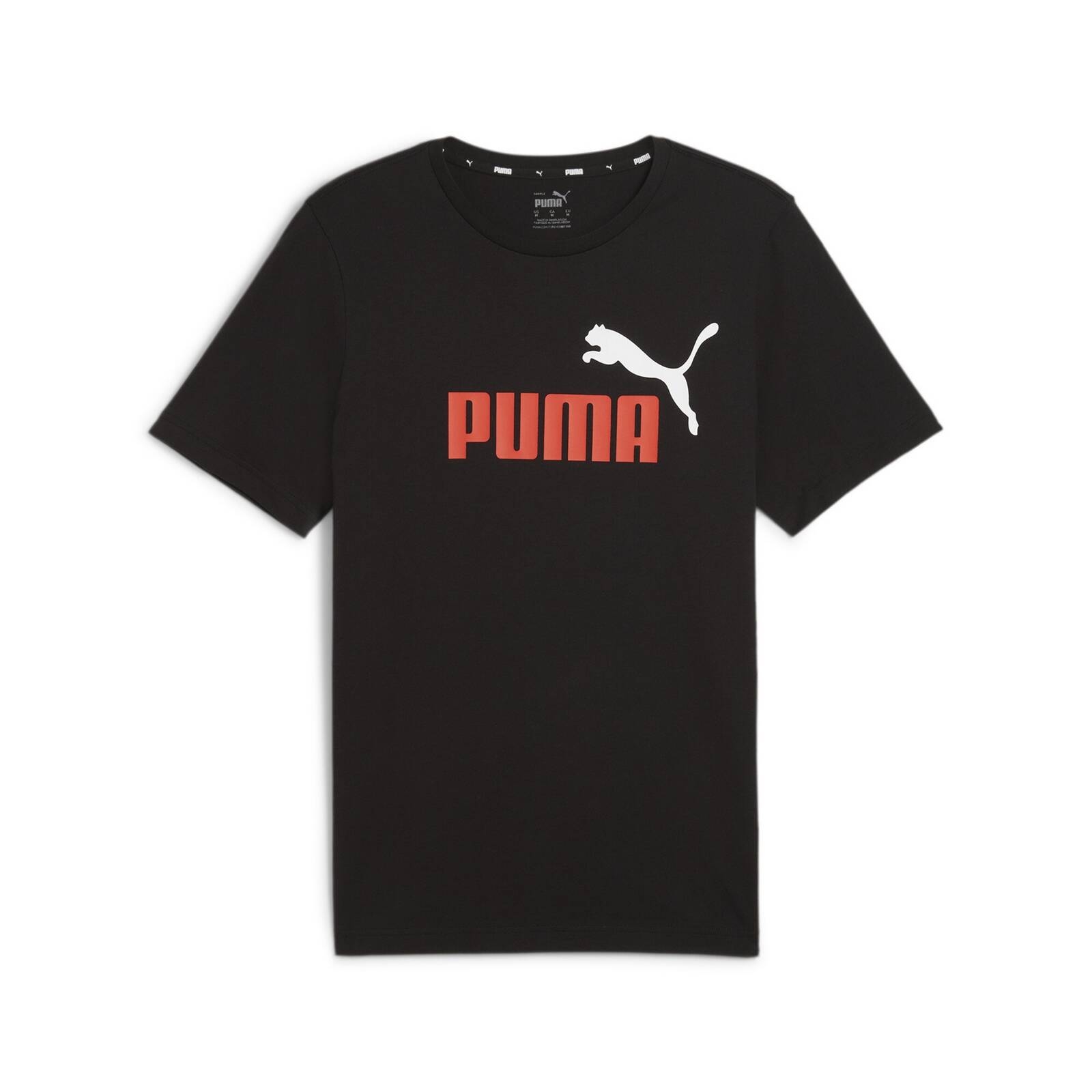 Koszulka mska Puma ESS+ 2 COL LOGO czarna 58675963