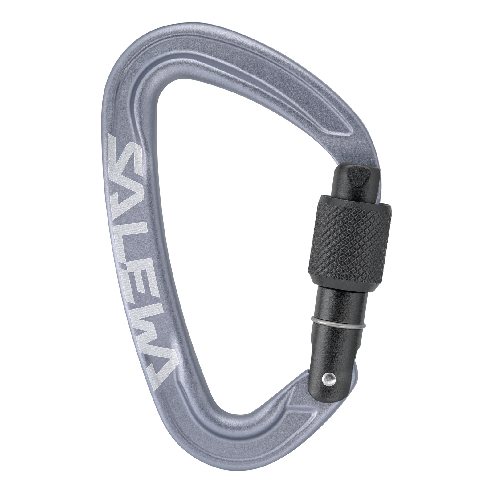 Karabinek wspinaczkowy unisex Salewa ORTLES SCREW szary 00-0000072005_0987