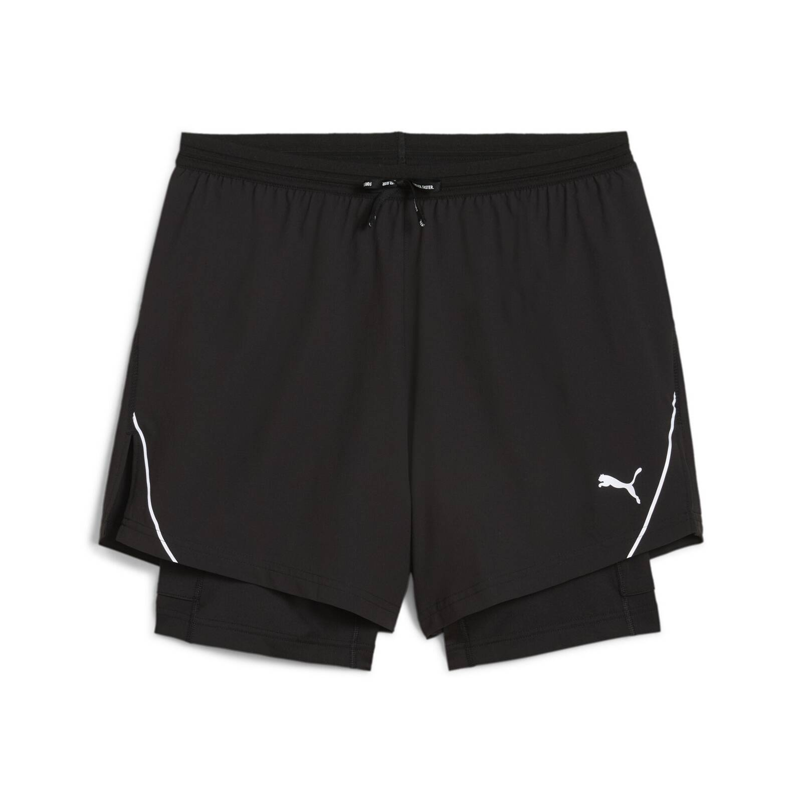 Spodenki mskie Puma RUN ULTRAWEAVE 2IN1 5 czarne 52663501