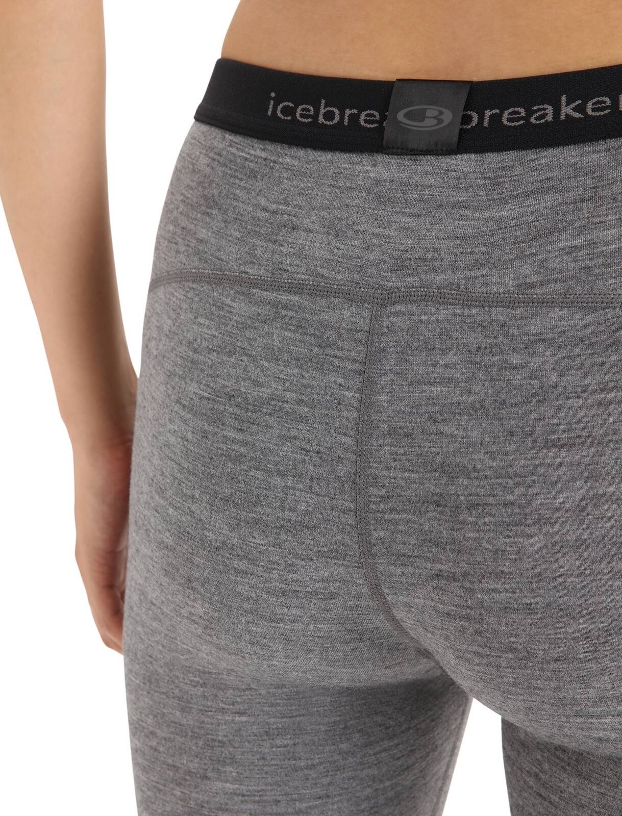 Legginsy termiczne damskie Icebreaker 200 OASIS szare IB104383013