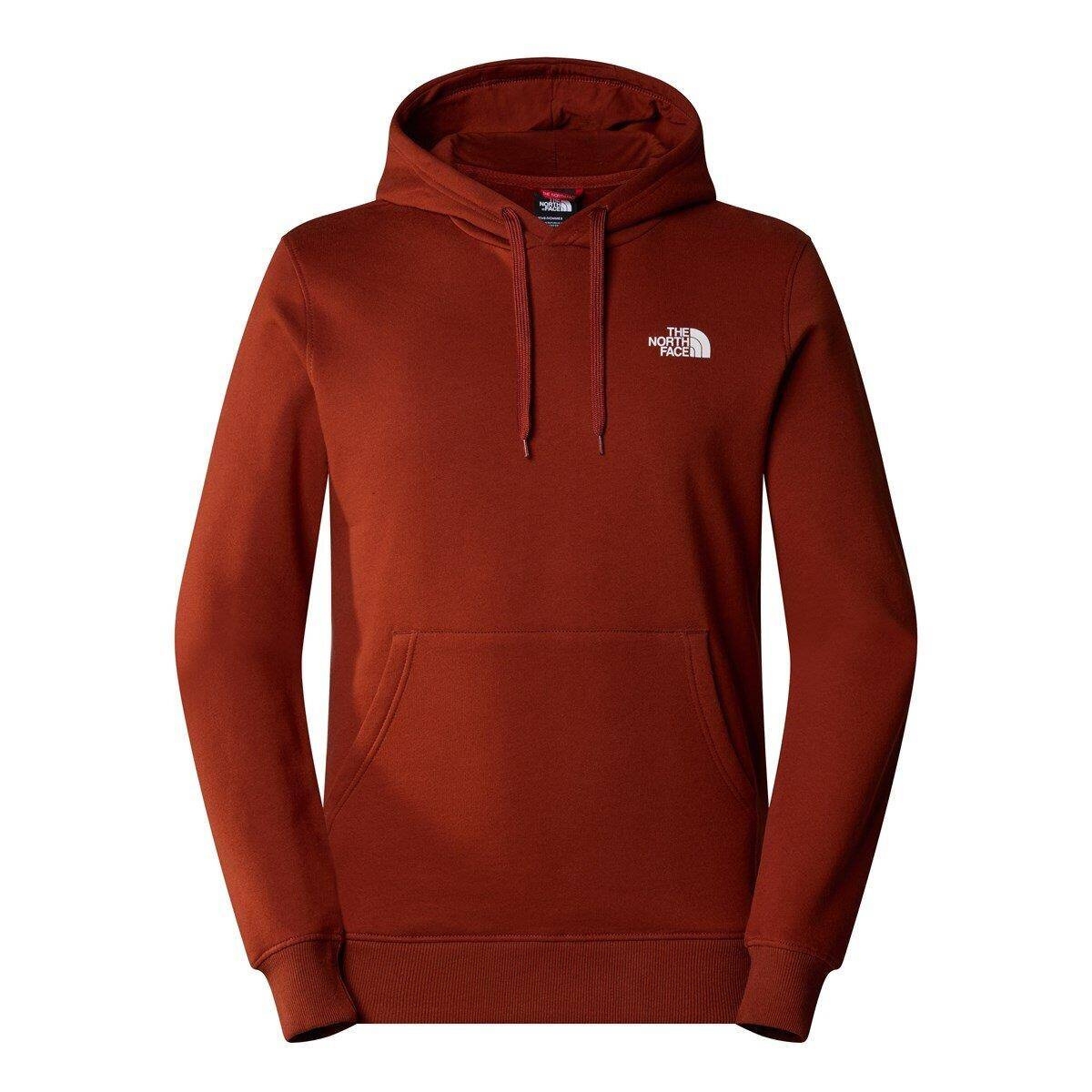 Bluza z kapturem mska The North Face SEASONAL GRAPHIC bordowa NF0A7X1PUBC