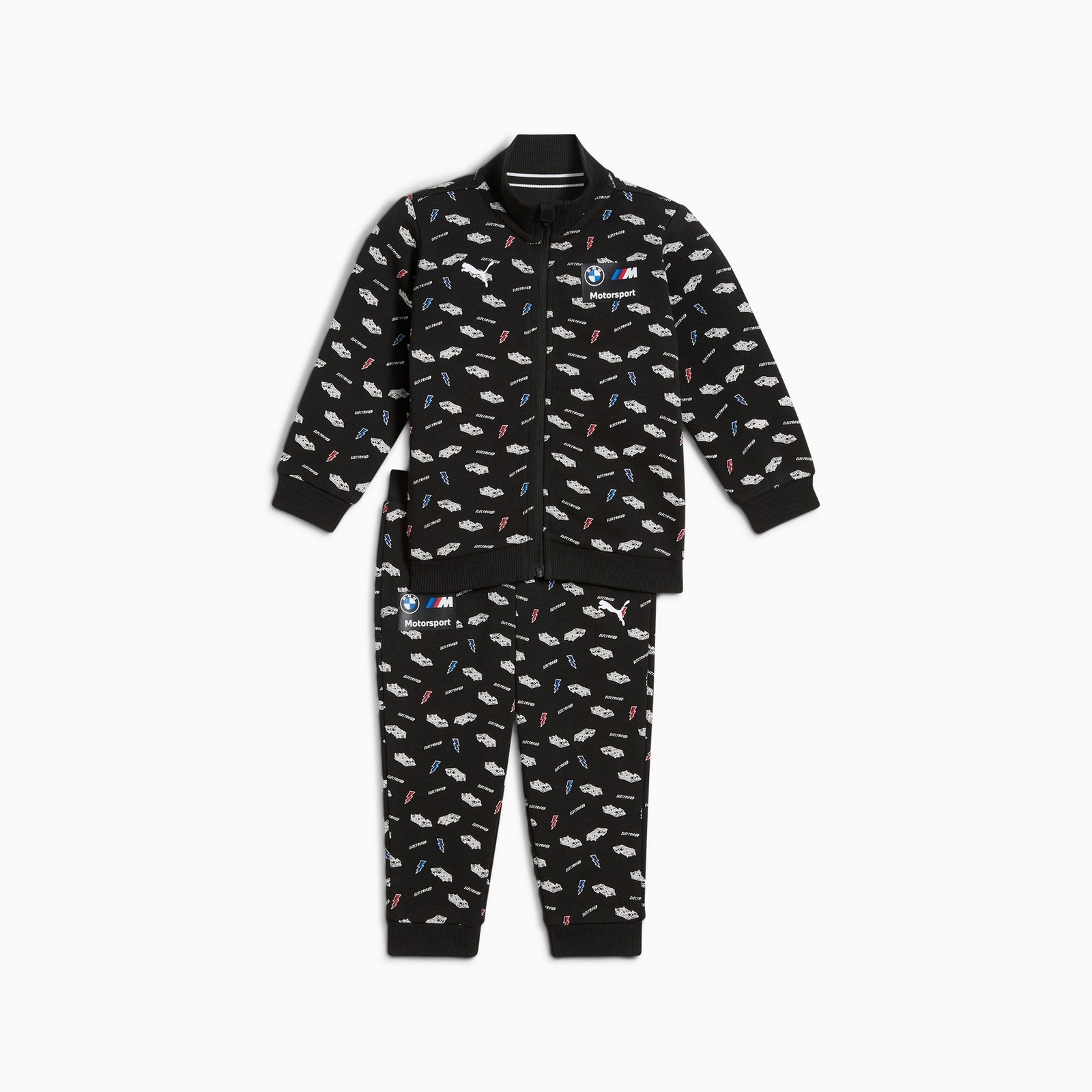 Komplet dresowy dziecicy Puma BMW MMS TODDLER AOP czarny 62752501