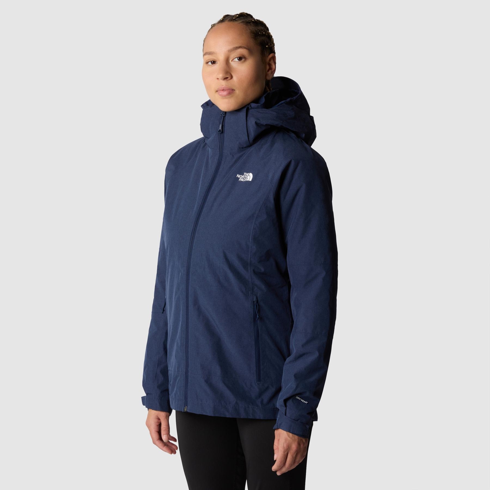 Kurtka wodoodporna damska The North Face INLUX TRICLIMATE granatowa NF0A4SVJOQ6