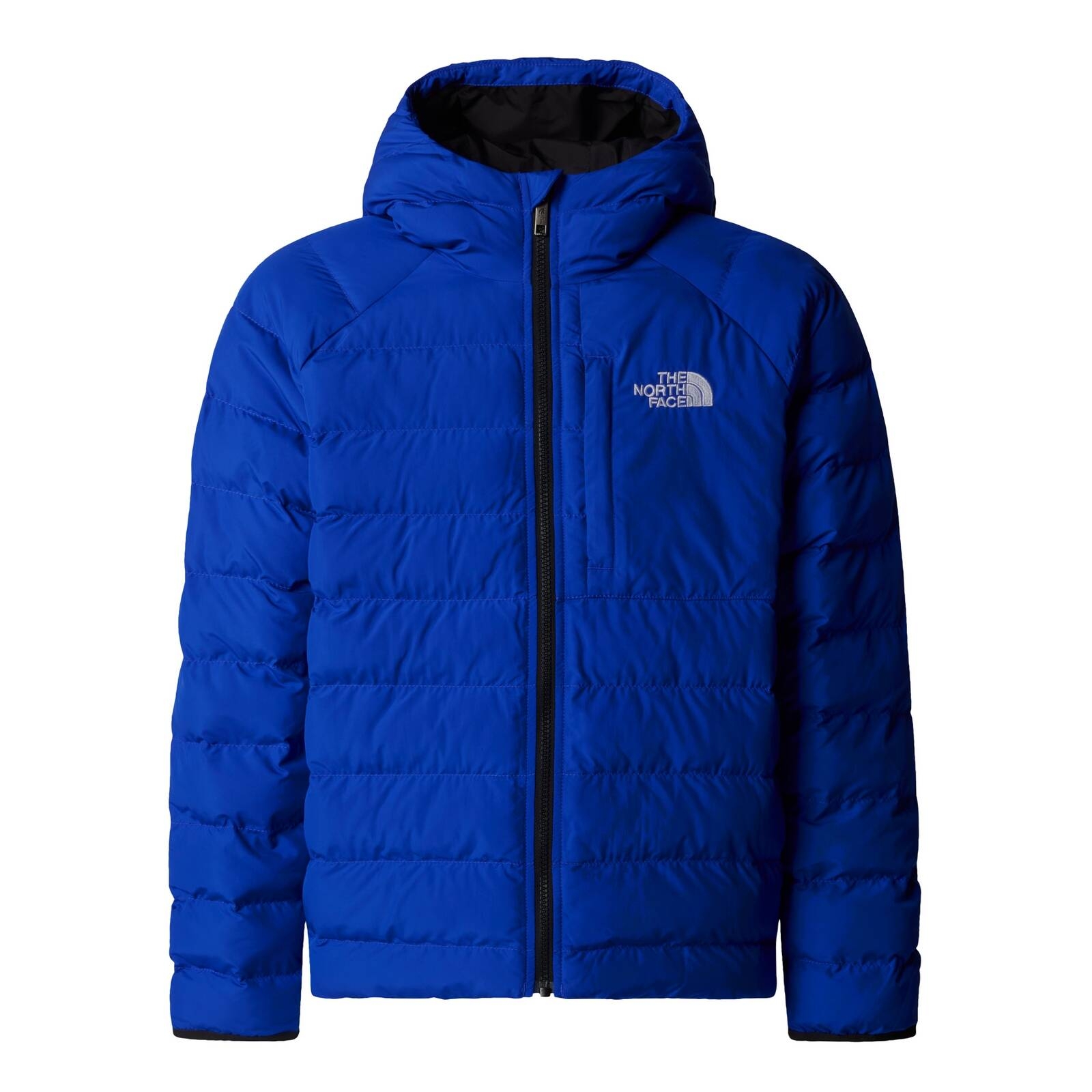 Kurtka z kapturem chopica The North Face REVERSIBLE PERRITO niebieska NF0A88TWCZ6