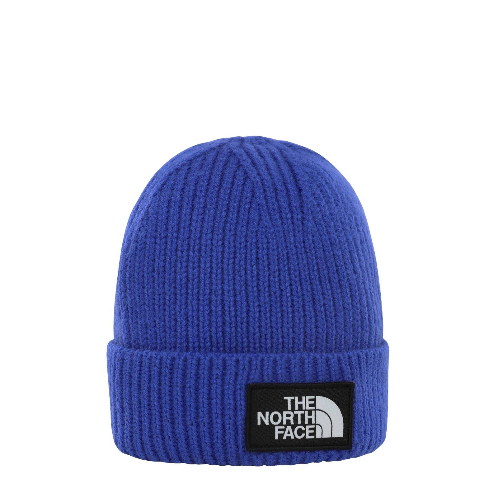 Czapka zimowa unisex The North Face LOGO CUFFED BEANIE niebieska NF0A3FJXCZ6