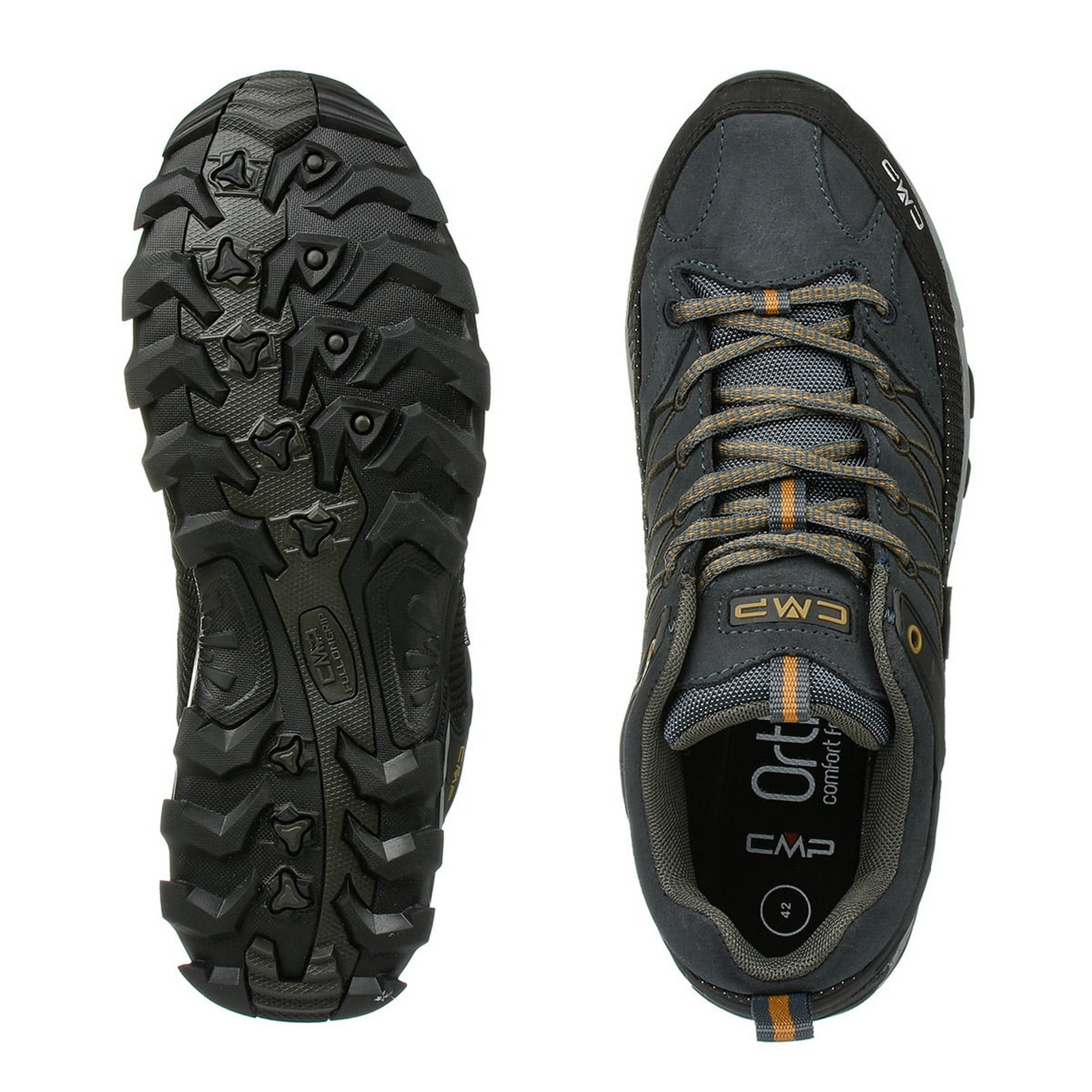 Buty trekkingowe mskie CMP RIGEL LOW WP szare 3Q13247-68UH