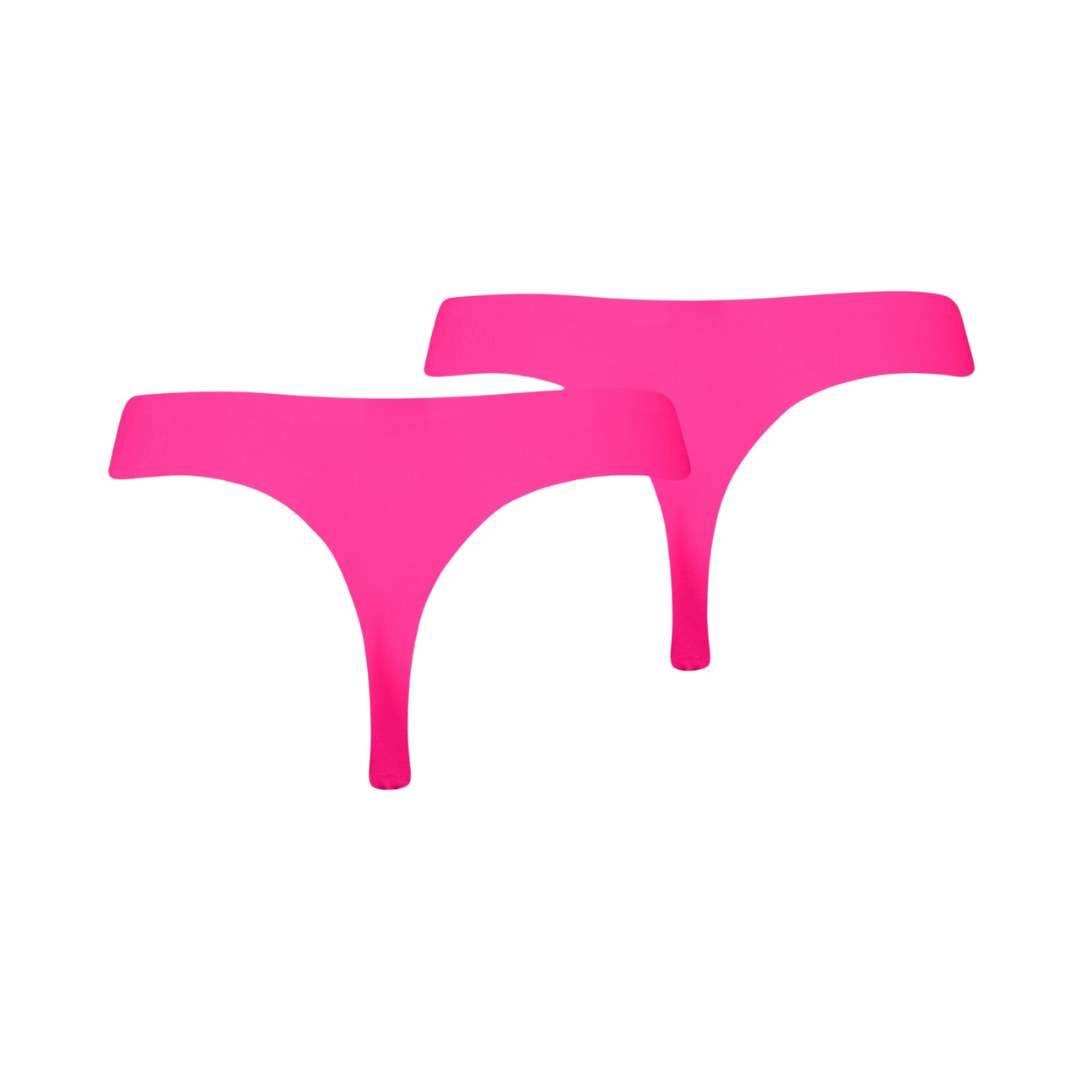 Stringi damskie Puma SEAMLESS 2-PACK rowe 93502211
