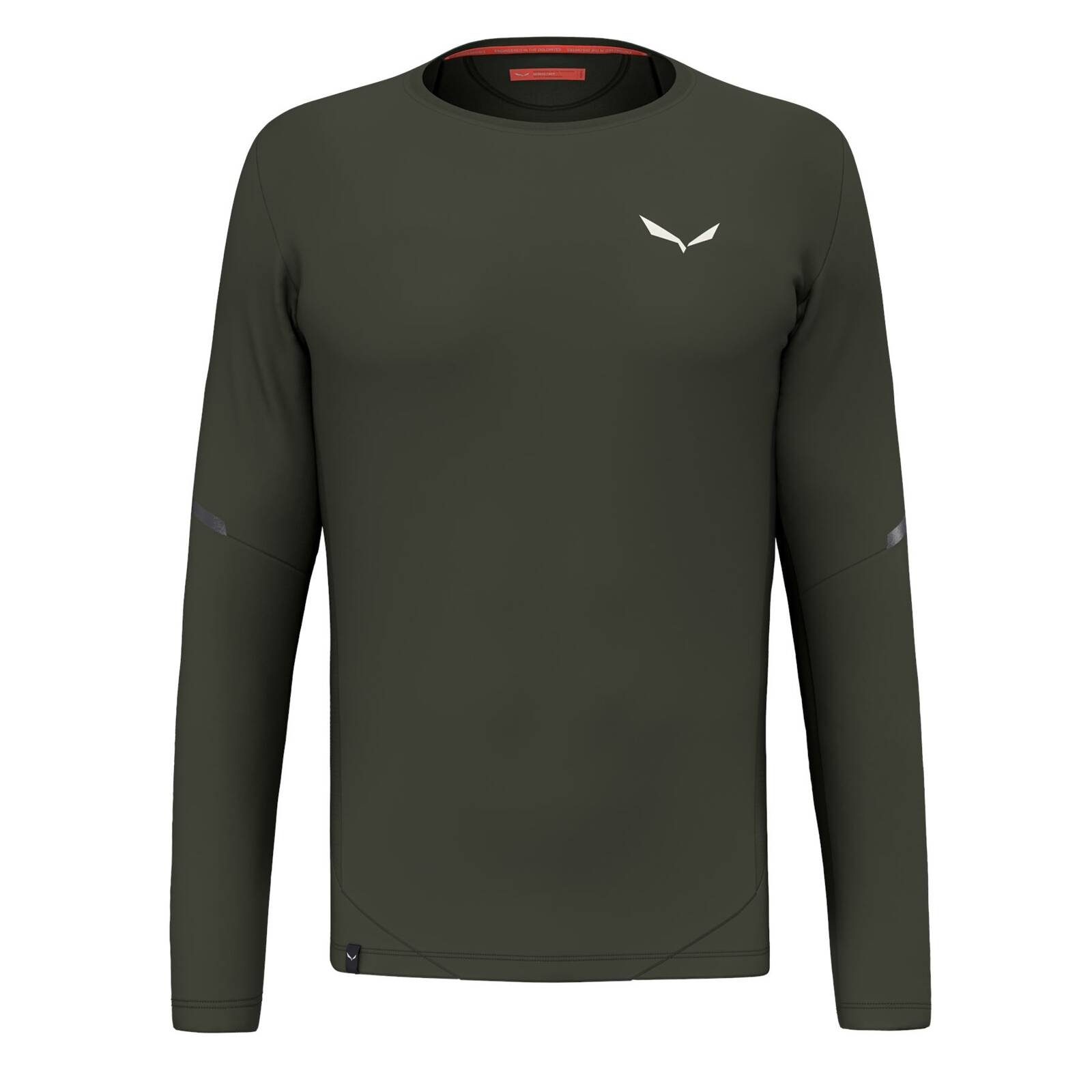 Longsleeve treningowy mski Salewa PEDROC DRY zielony 00-0000028578_5280