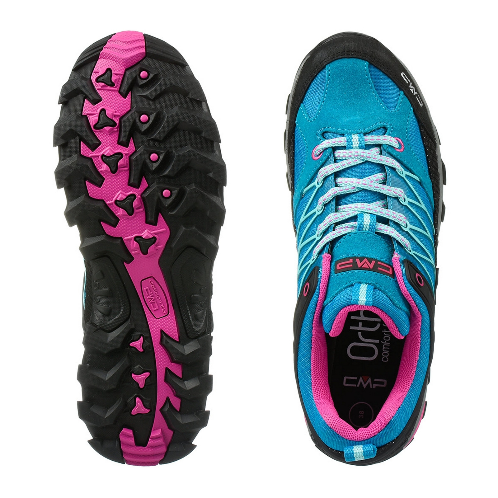Buty trekkingowe damskie CMP RIGEL LOW WP niebieskie 3Q54456-20LL