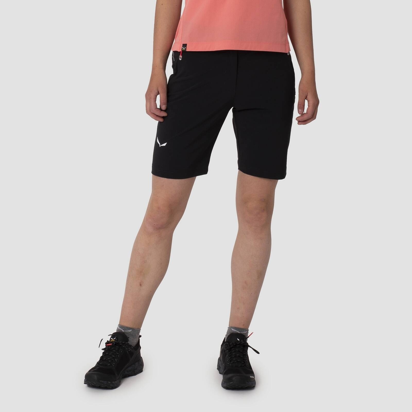 Spodenki trekkingowe damskie Salewa PEDROC czarne 00-0000028602_0910