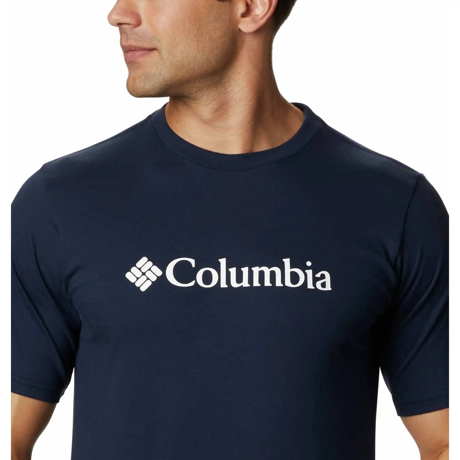 Koszulka mska Columbia CSC BASIC LOGO granatowa 1680053467