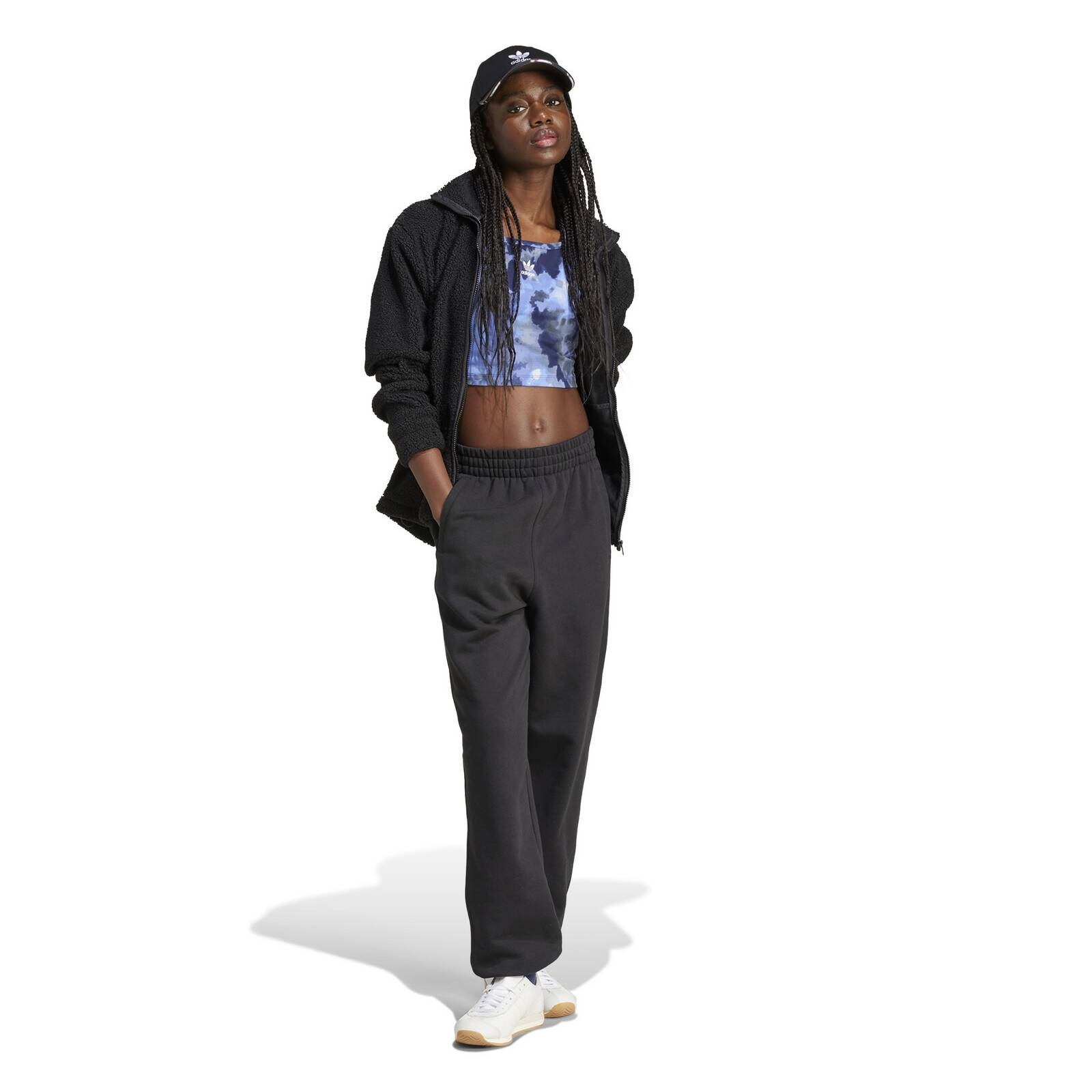 Spodnie dresowe damskie adidas ESSENTIALS czarne IW0952