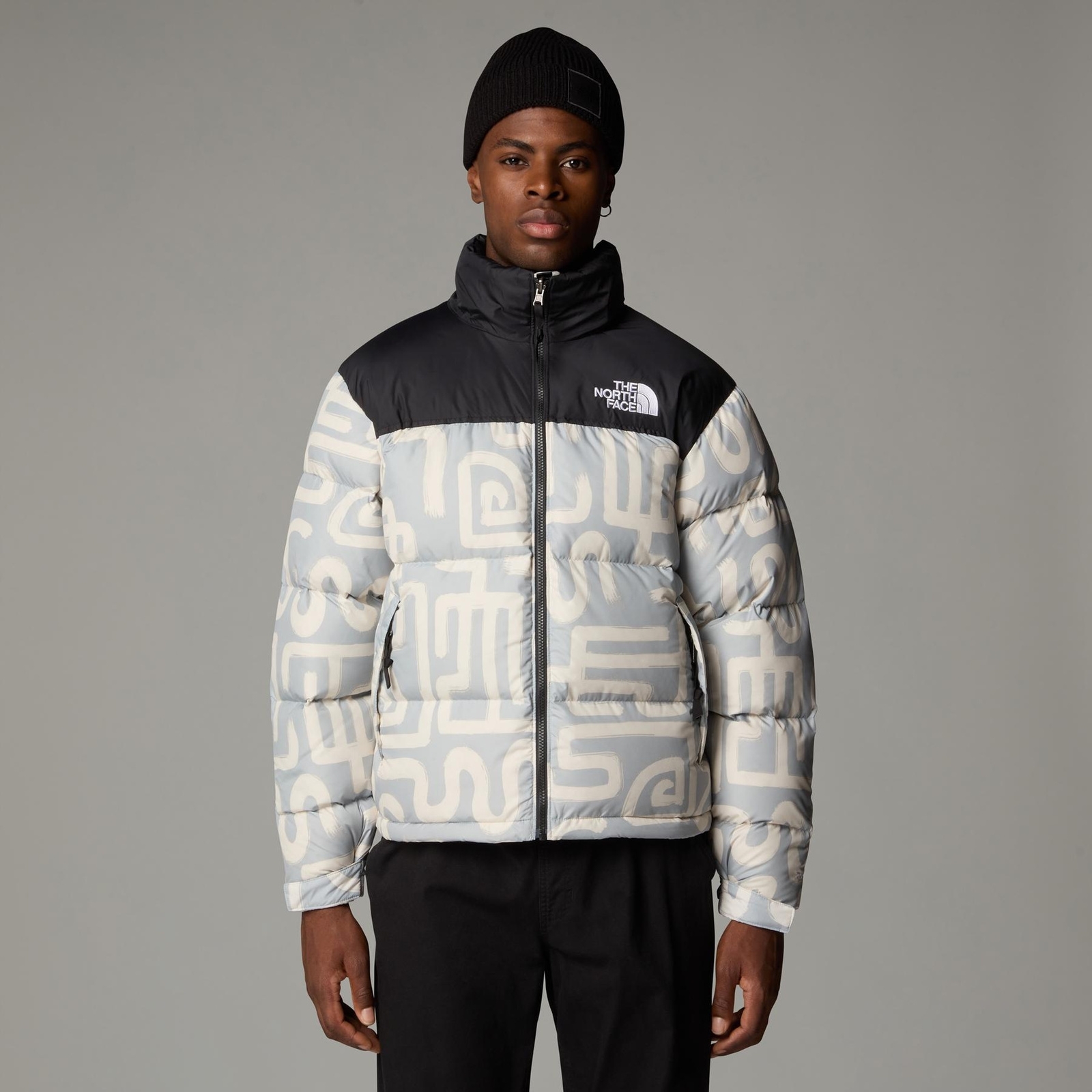 Kurtka puchowa mska The North Face 1996 RETRO NUPTSE wielokolorowa NF0A3C8D8H1
