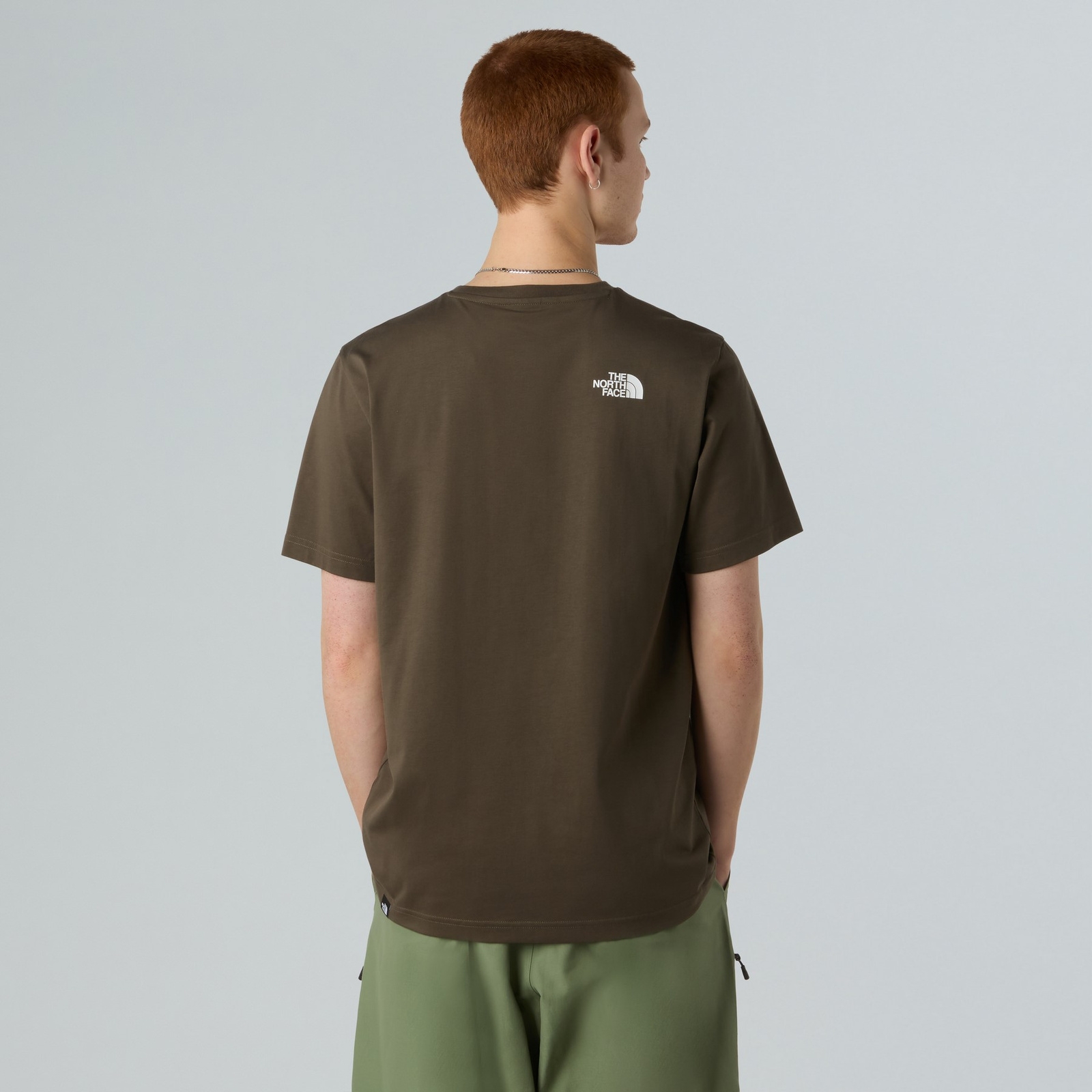 Koszulka męska The North Face SIMPLE DOME brązowa NF0A87NG21L
