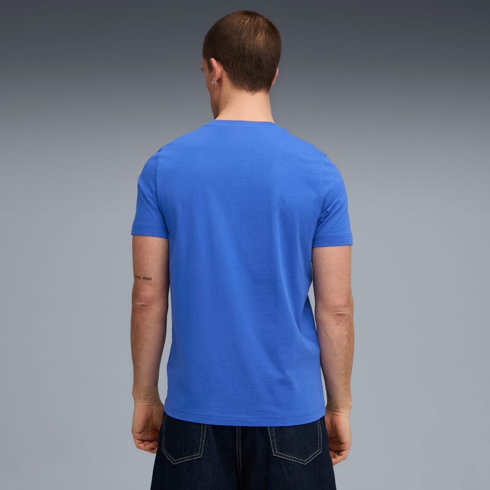 Koszulka m�ska Puma GRAPHIC WATER niebieska 63211313