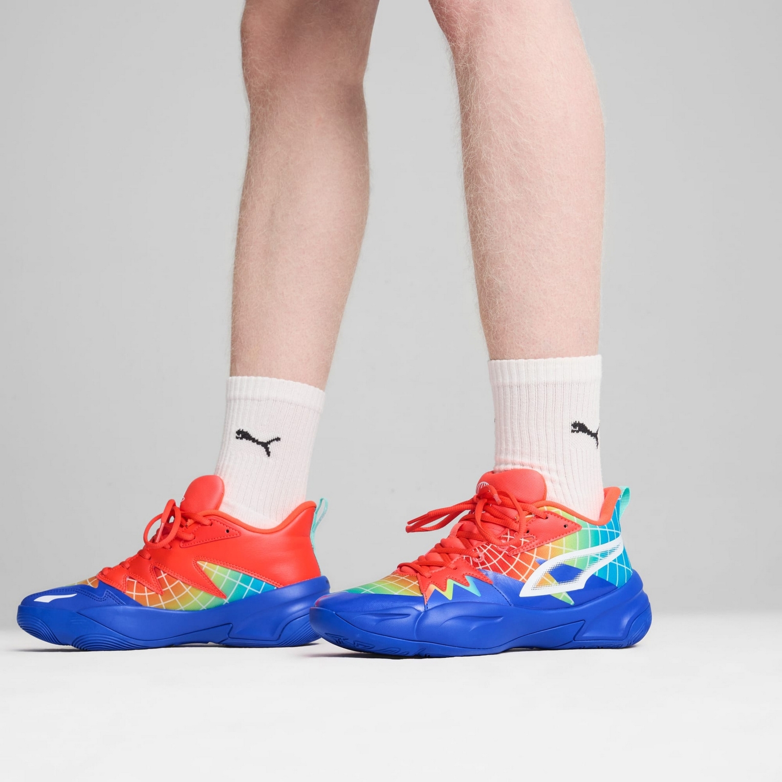 Buty do koszykwki mskie Puma GENETICS MARCUS SMART niebieskie 31049701