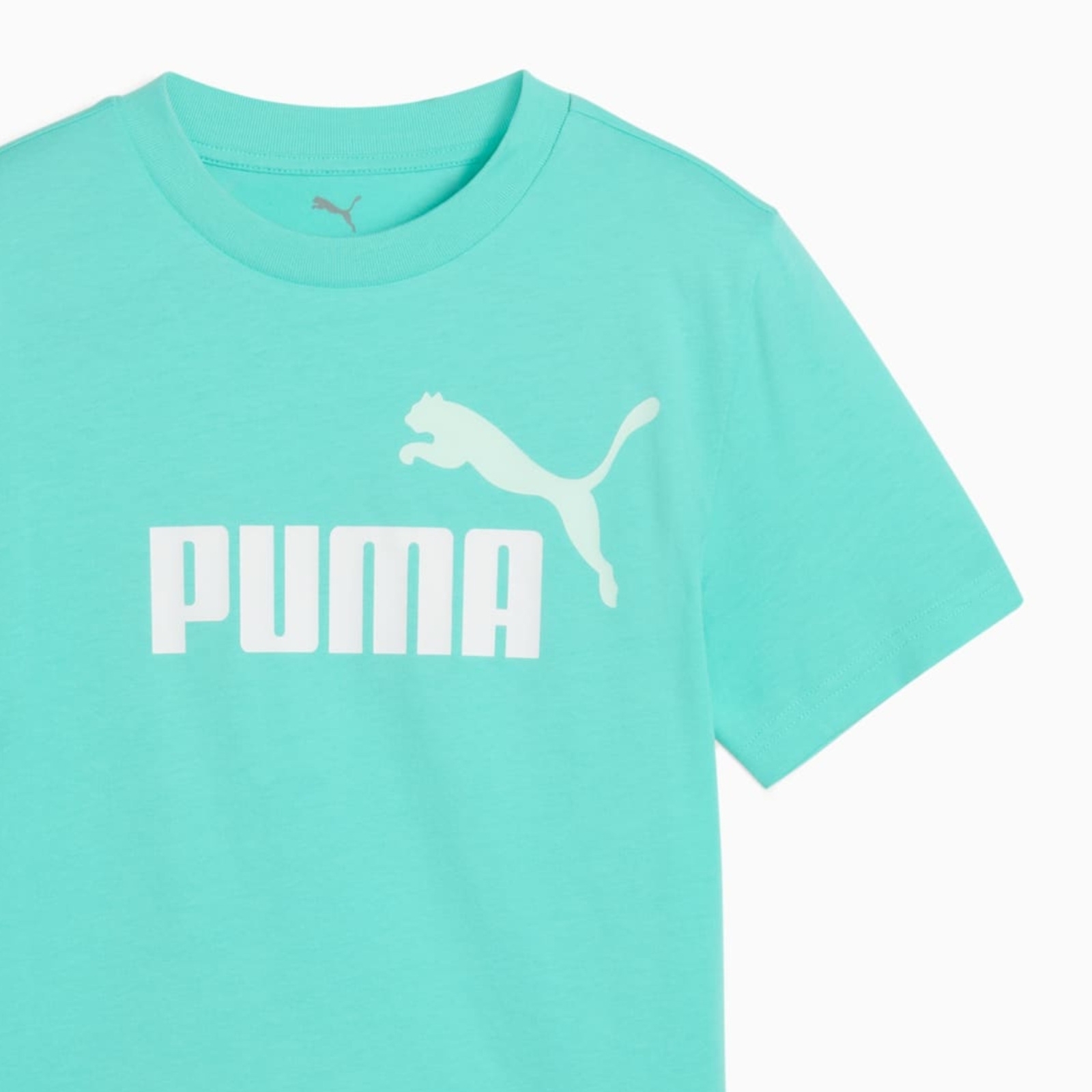 Koszulka ch�opi�ca Puma ESS 2 COLOR NO.1 LOGO zielona 68577859