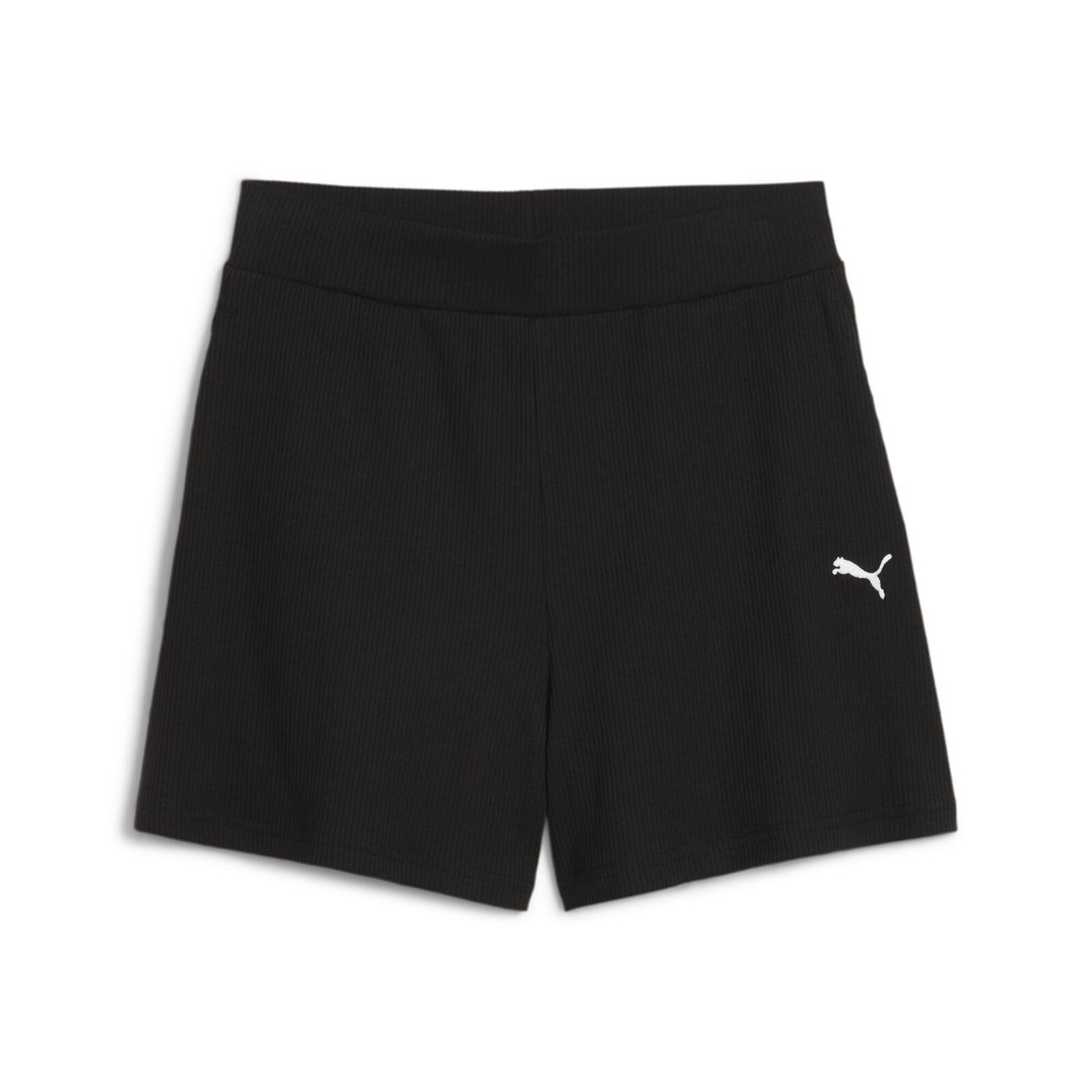 Szorty damskie Puma ESS ELEVATED RIB 5 czarne 68502601