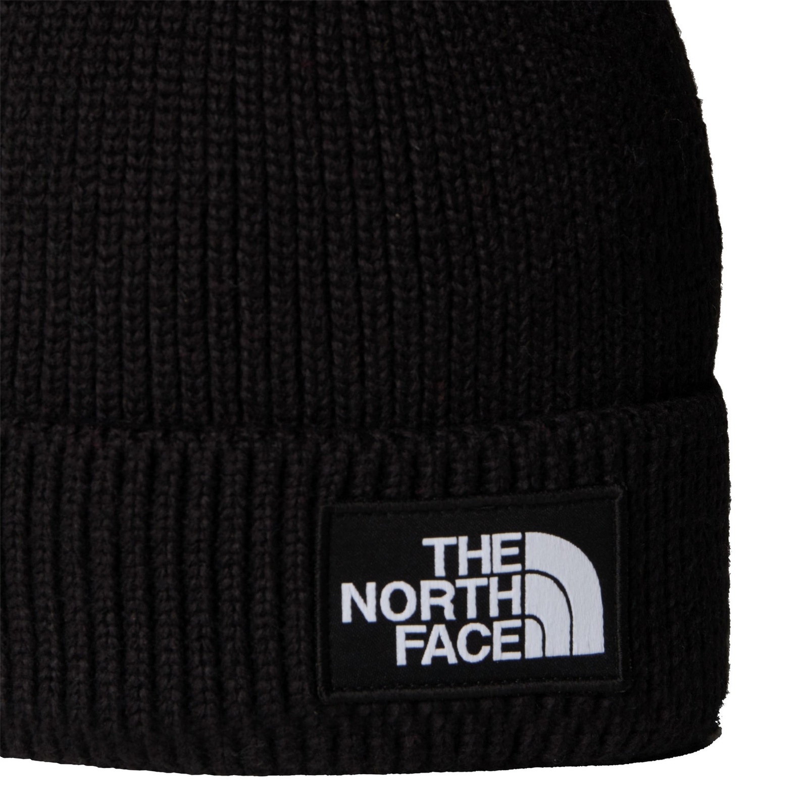 Czapka zimowa unisex The North Face LOGO BOX CUFFED czarna NF0A8CHEJK3