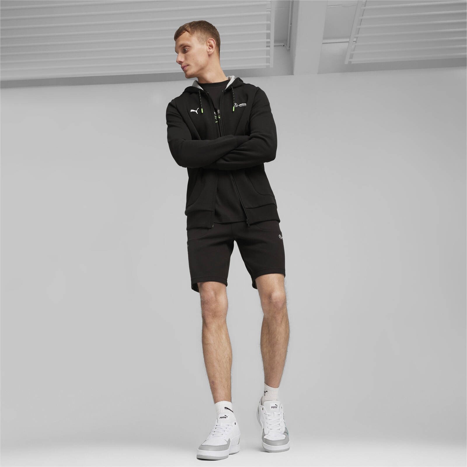 Bluza z kapturem mska Puma MAPF1 czarna 62374401