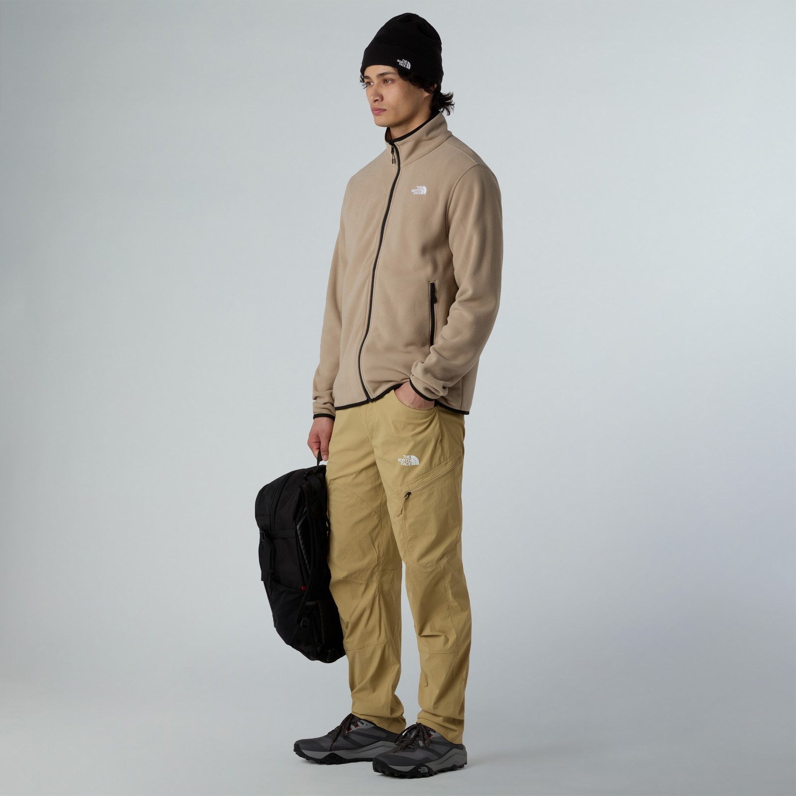 Polar mski The North Face GLACIER FLEECE beowy NF0A8D0RBOX