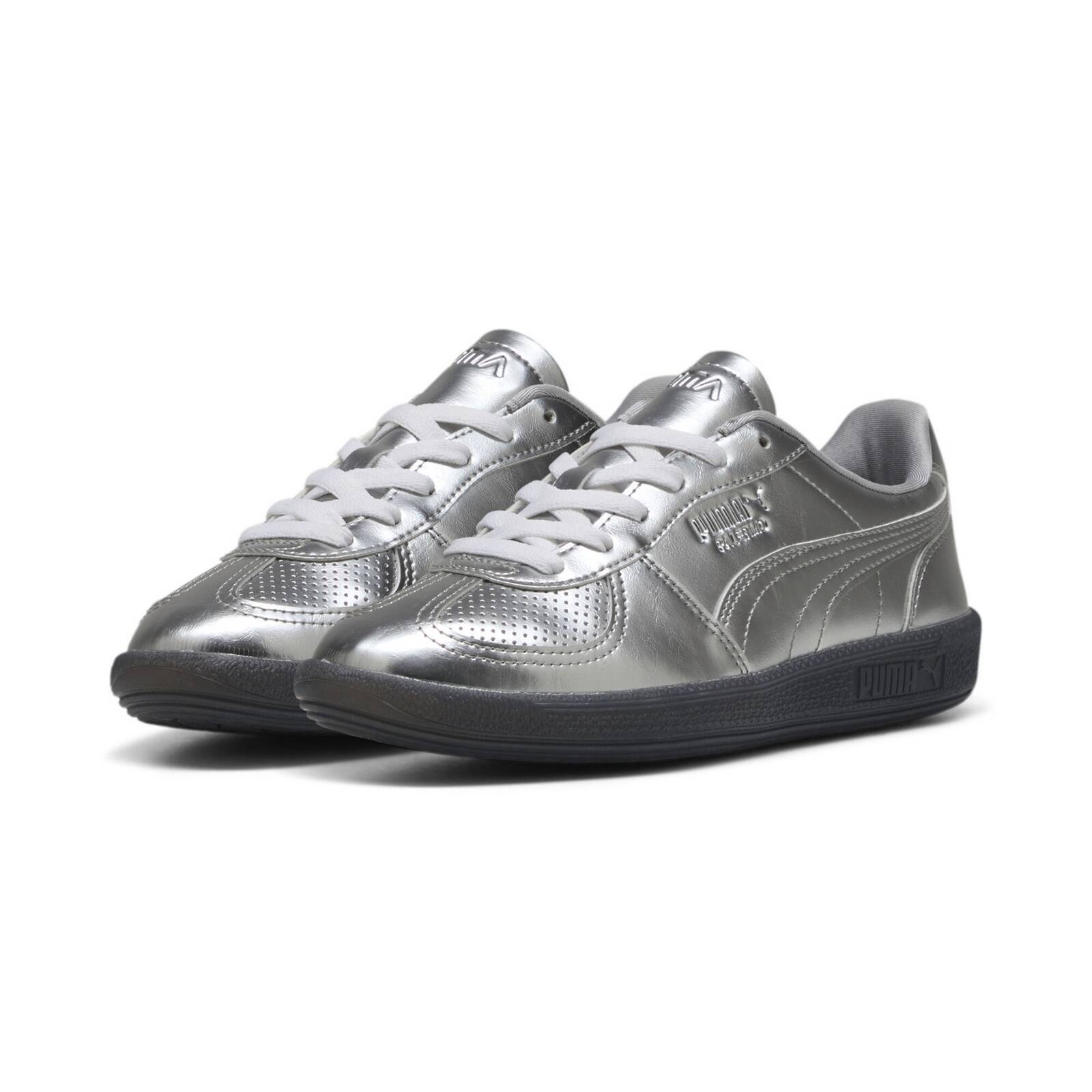 Buty sportowe damskie Puma PALERMO ASTRO ESCAPE srebrne 40045001