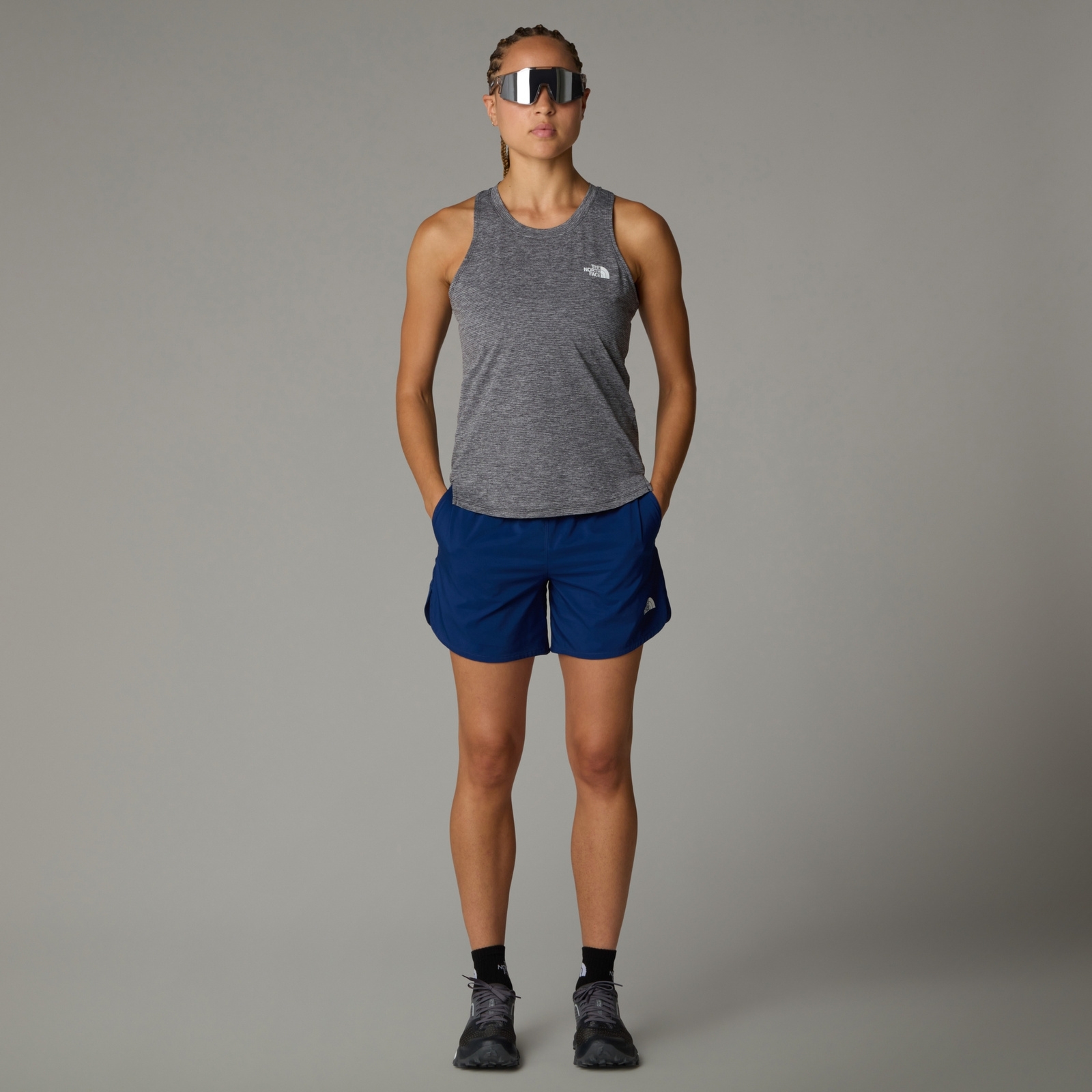 Tank top treningowy damski The North Face FLEX szary NF0A8BRT5S5