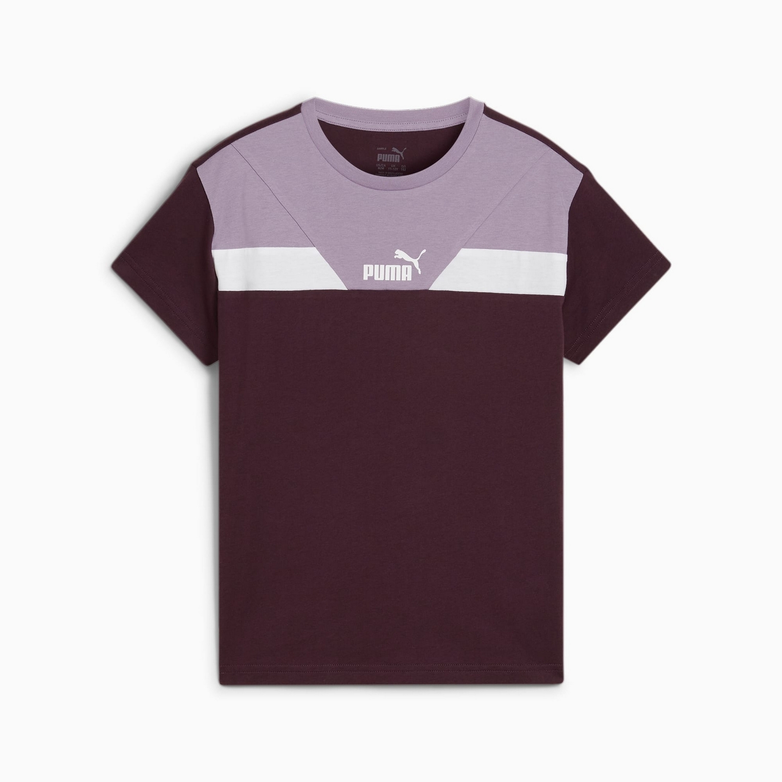 Koszulka dziewczca Puma POWER RELAXED fioletowa 68178644