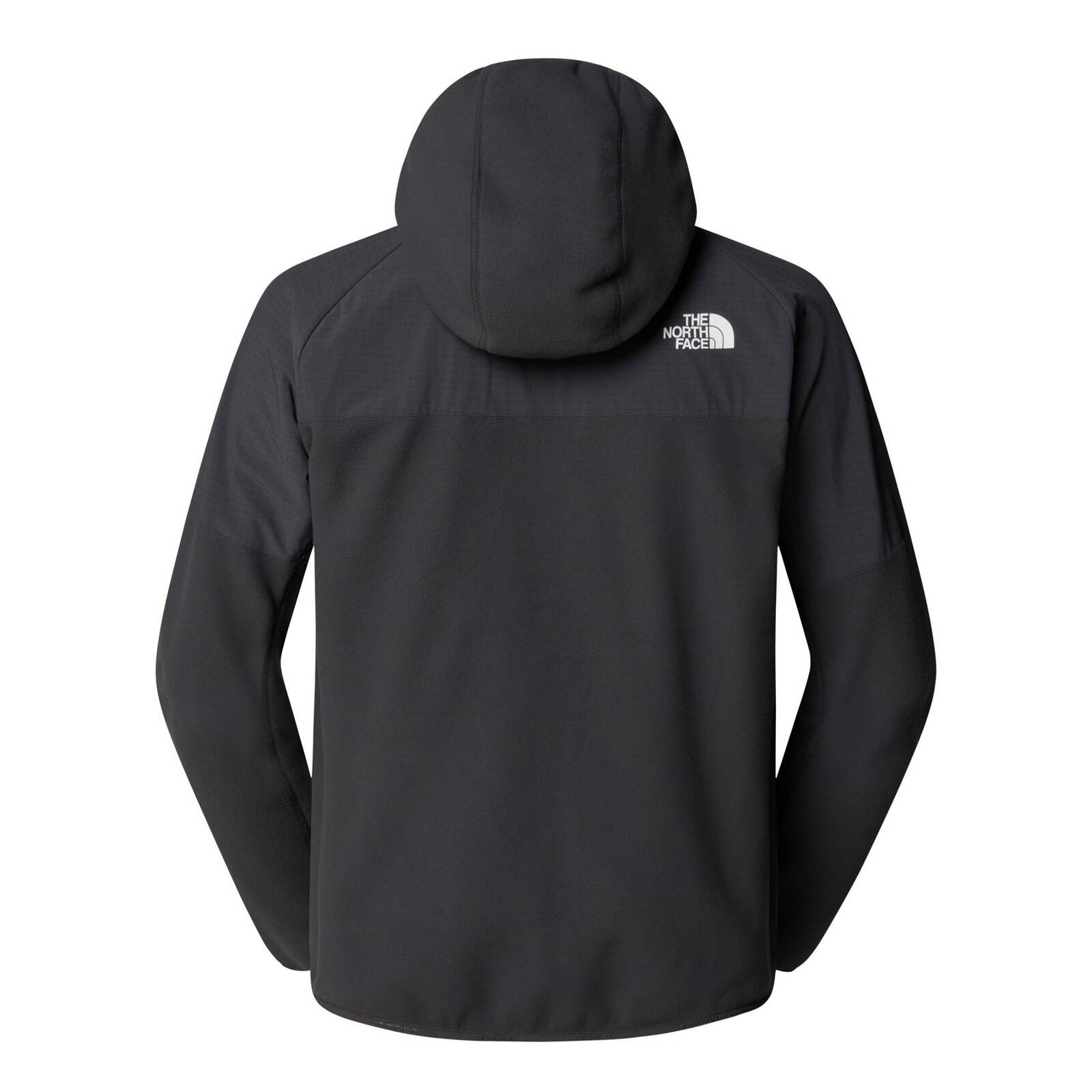 Polar z kapturem mski The North Face GLACIER HEAVYWEIGHT FULL ZIP HD szara NF0A89JJU8M