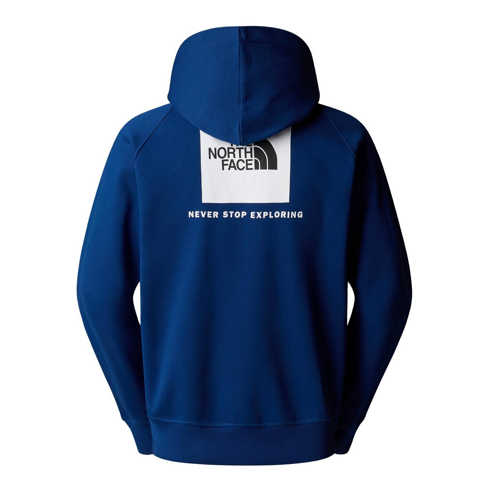 Bluza z kapturem męska The North Face RAGLAN REDBOX niebieska NF0A89F9H4B