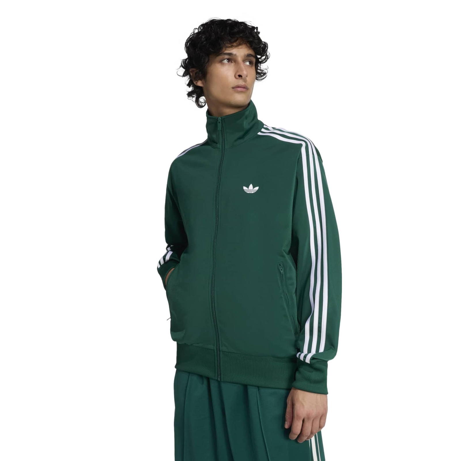 Bluza dresowa m�ska adidas FIREBIRD zielona KD8314