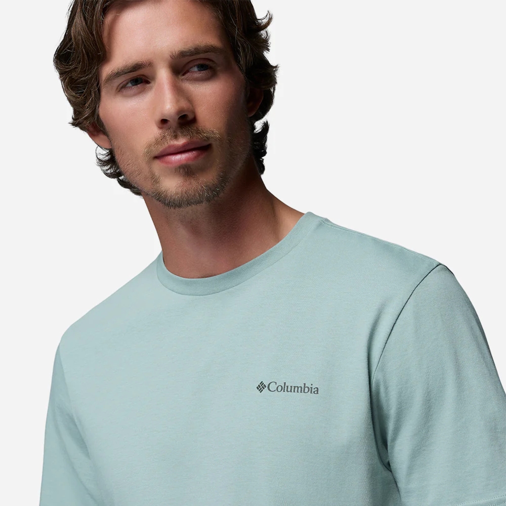 Koszulka m�ska Columbia CSC OUTDOOR BACK GRAPHIC niebieska 2155021461