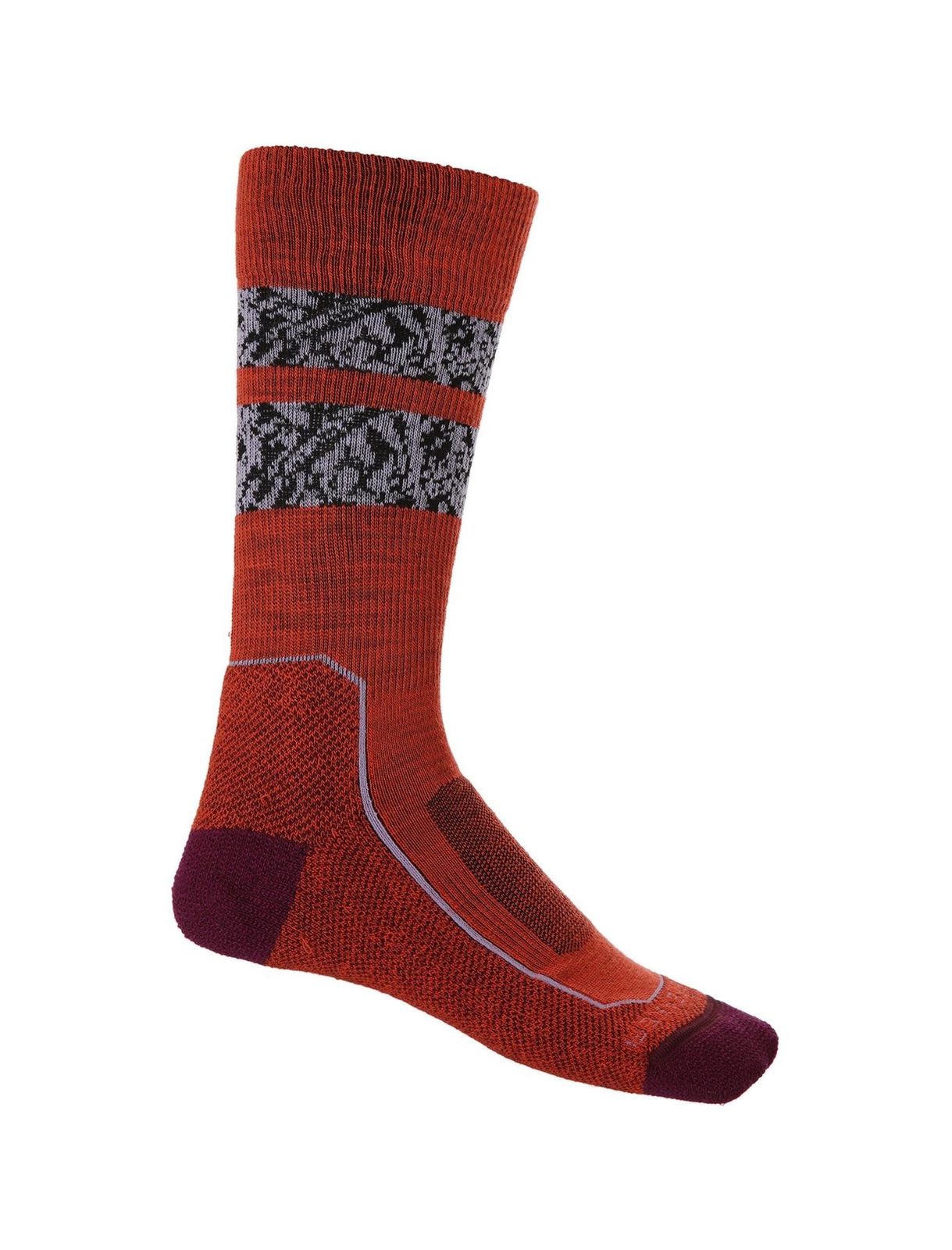 Skarpety trekkingowe damskie Icebreaker HIKE+ LIGHT CREW pomarańczowe IB0A56GO766