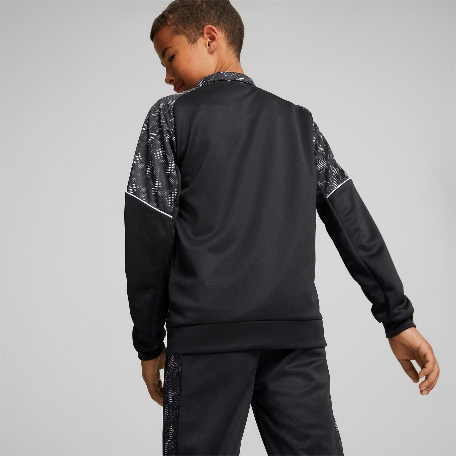 Bluza chopica Puma ACTIVE SPORTS POLY FZ czarna 67008101
