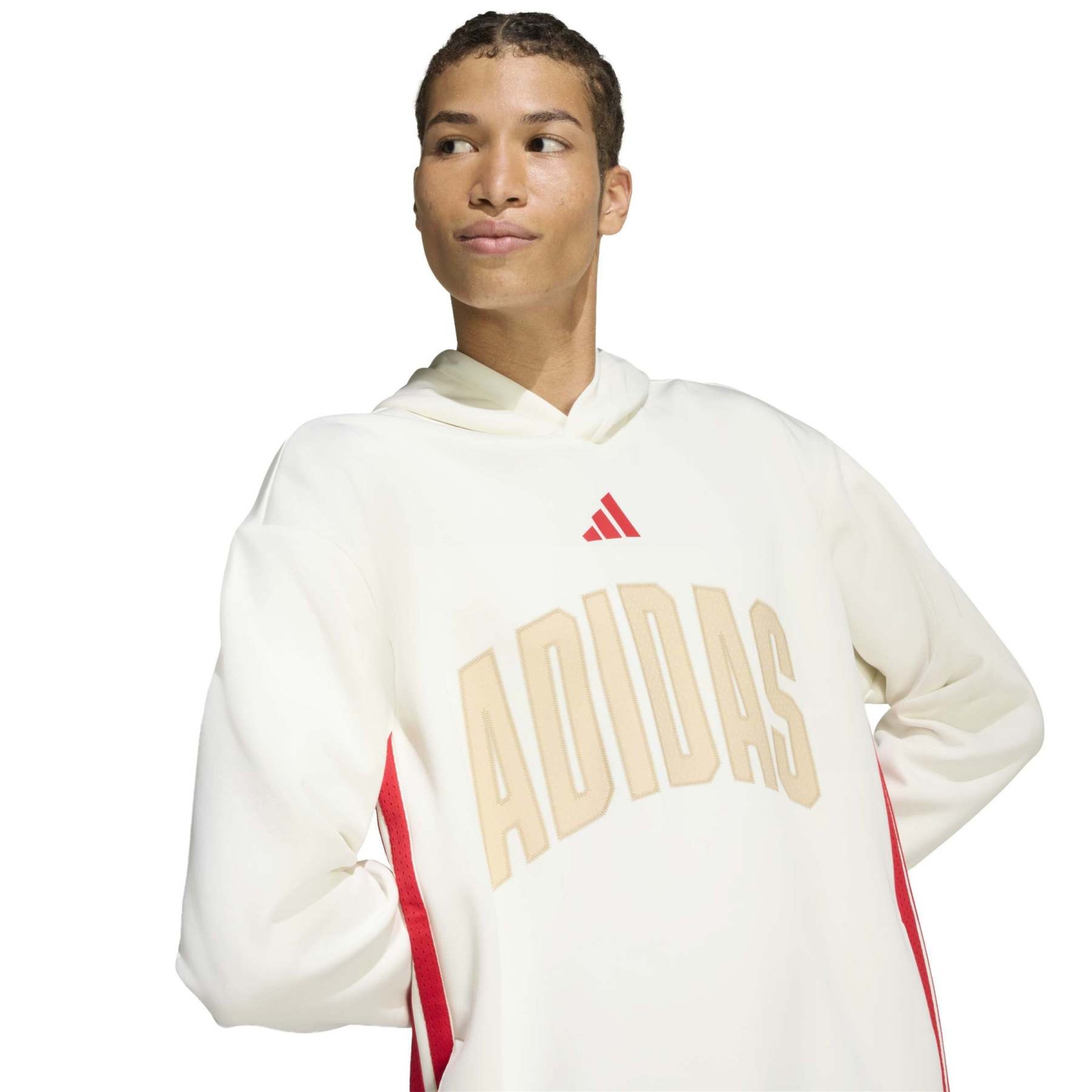 Bluza z kapturem m�ska adidas STADIUM be�owa KD0289