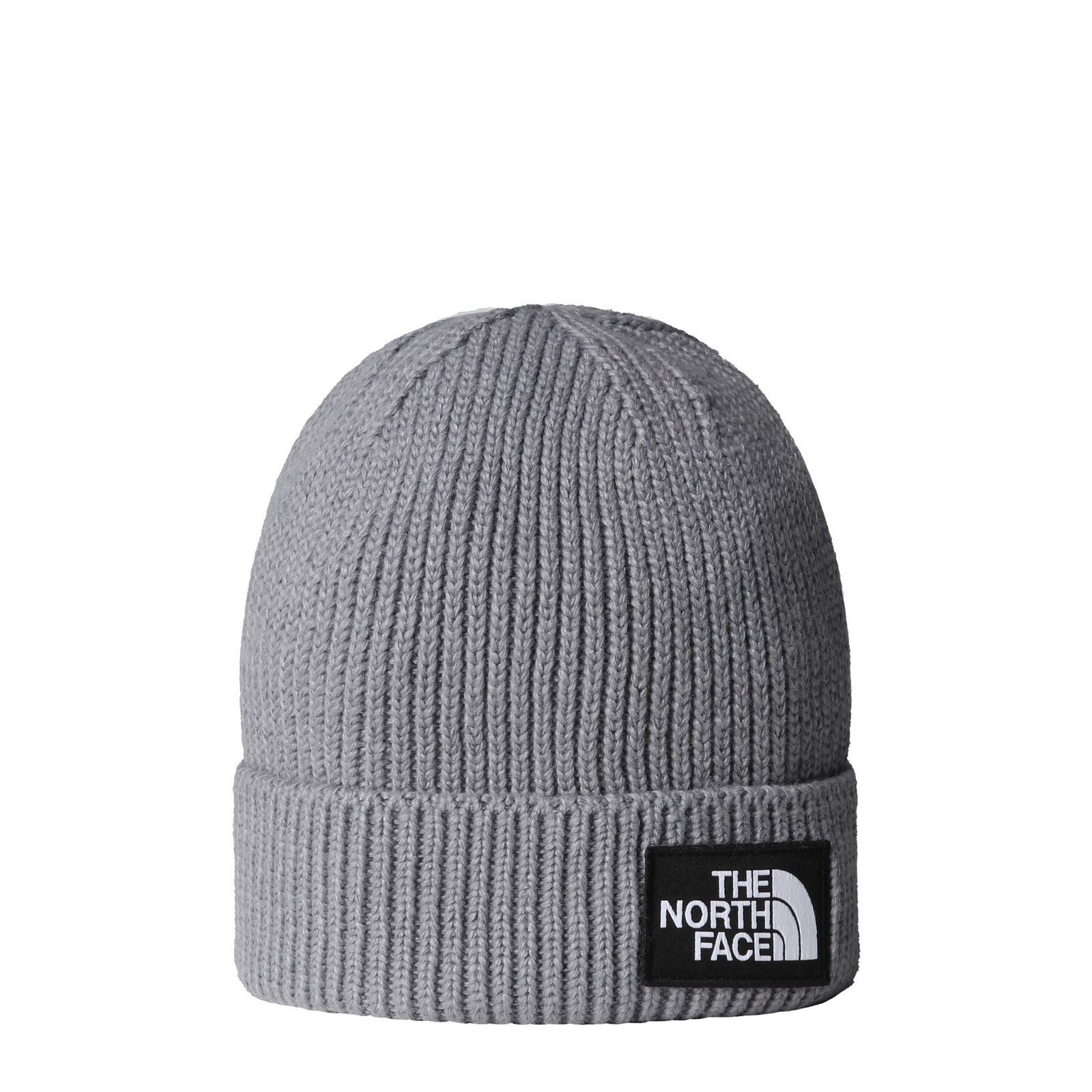 Czapka zimowa unisex The North Face LOGO BOX CUFFED szara NF0A8CHEDYY