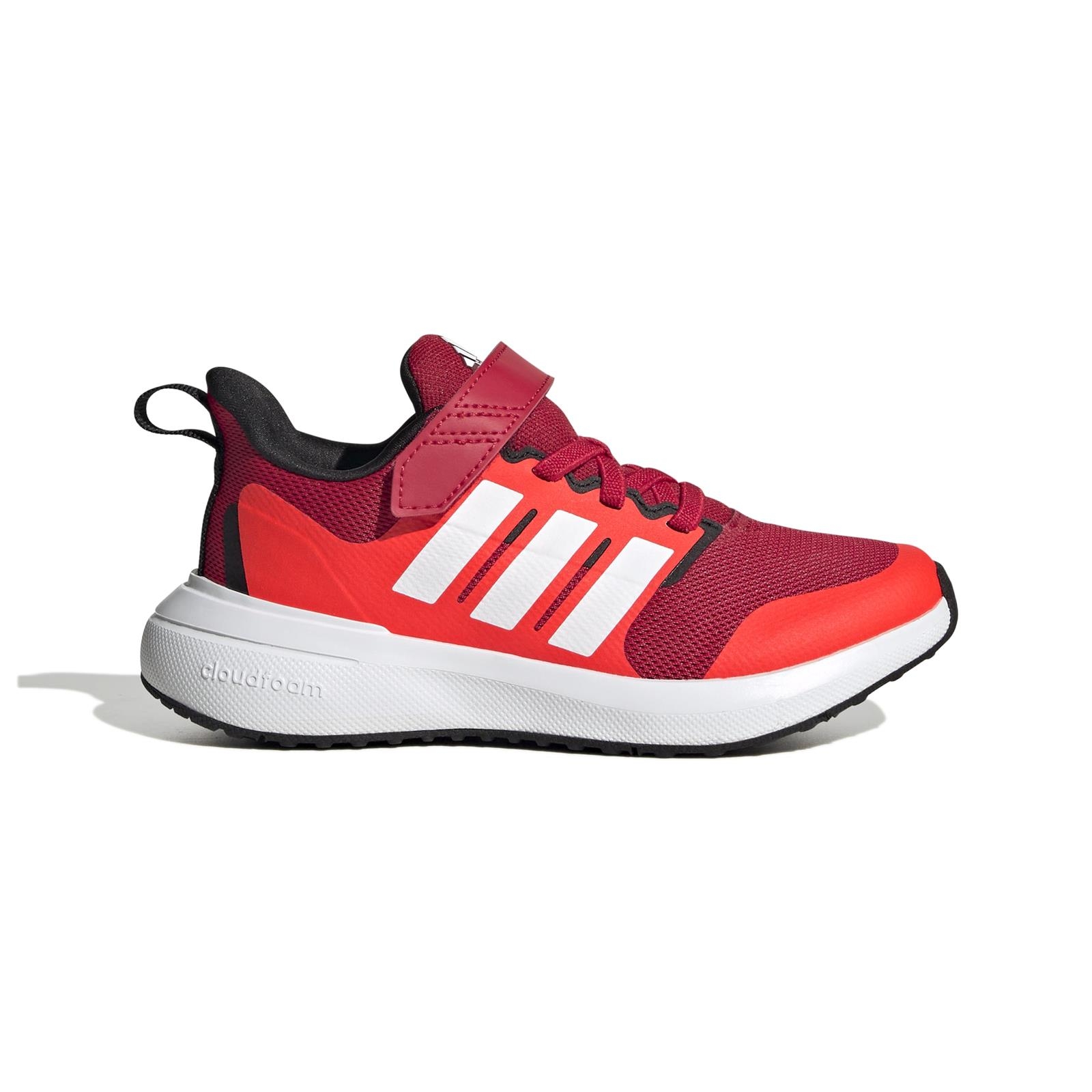 Buty sportowe dziecice adidas Fortarun 2.0 el czerwone HP5445