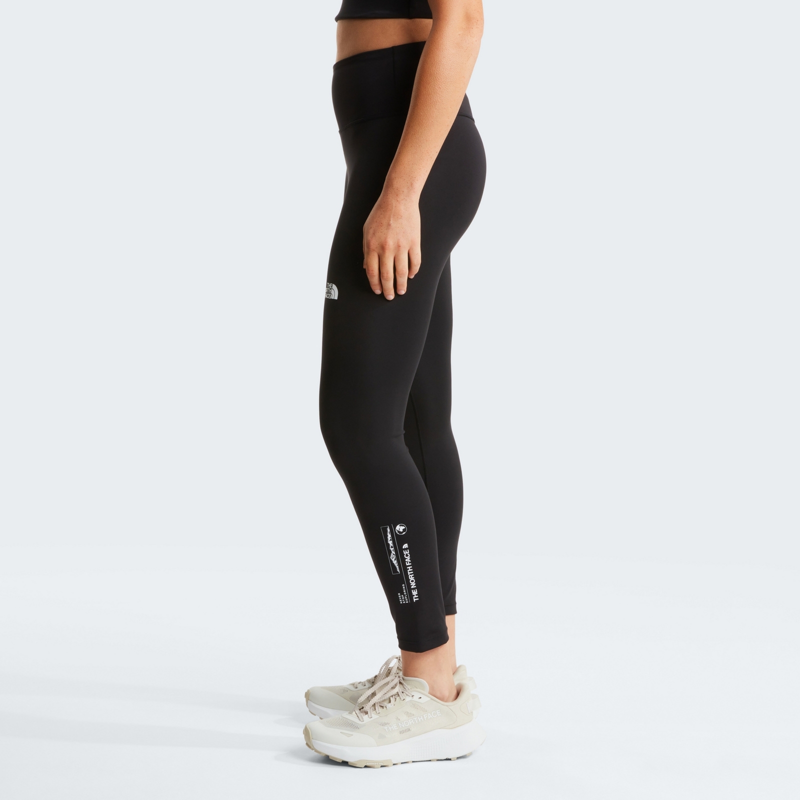Legginsy treningowe damskie The North Face FLEX 25IN czarne NF0A8GBDJK3
