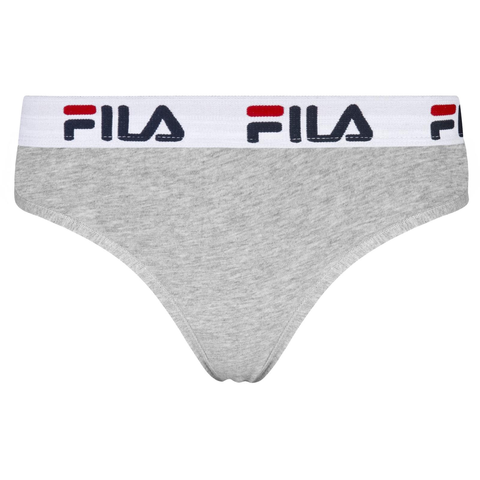 Majtki damskie Fila BRIEF 1-PACK szare FU6043-400