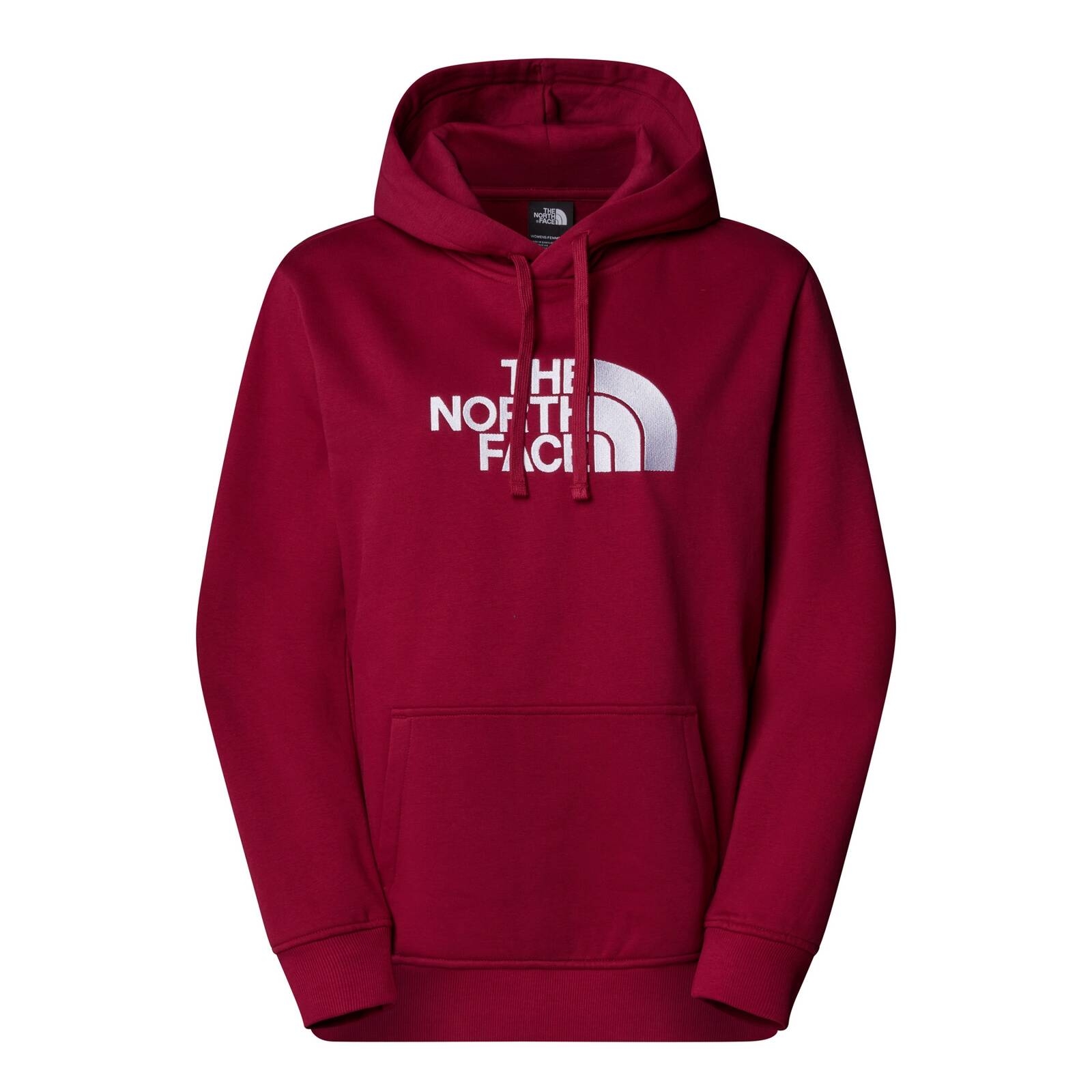 Bluza z kapturem damska The North Face DREW PEAK PULLOVER bordowa NF0A89EH1IX