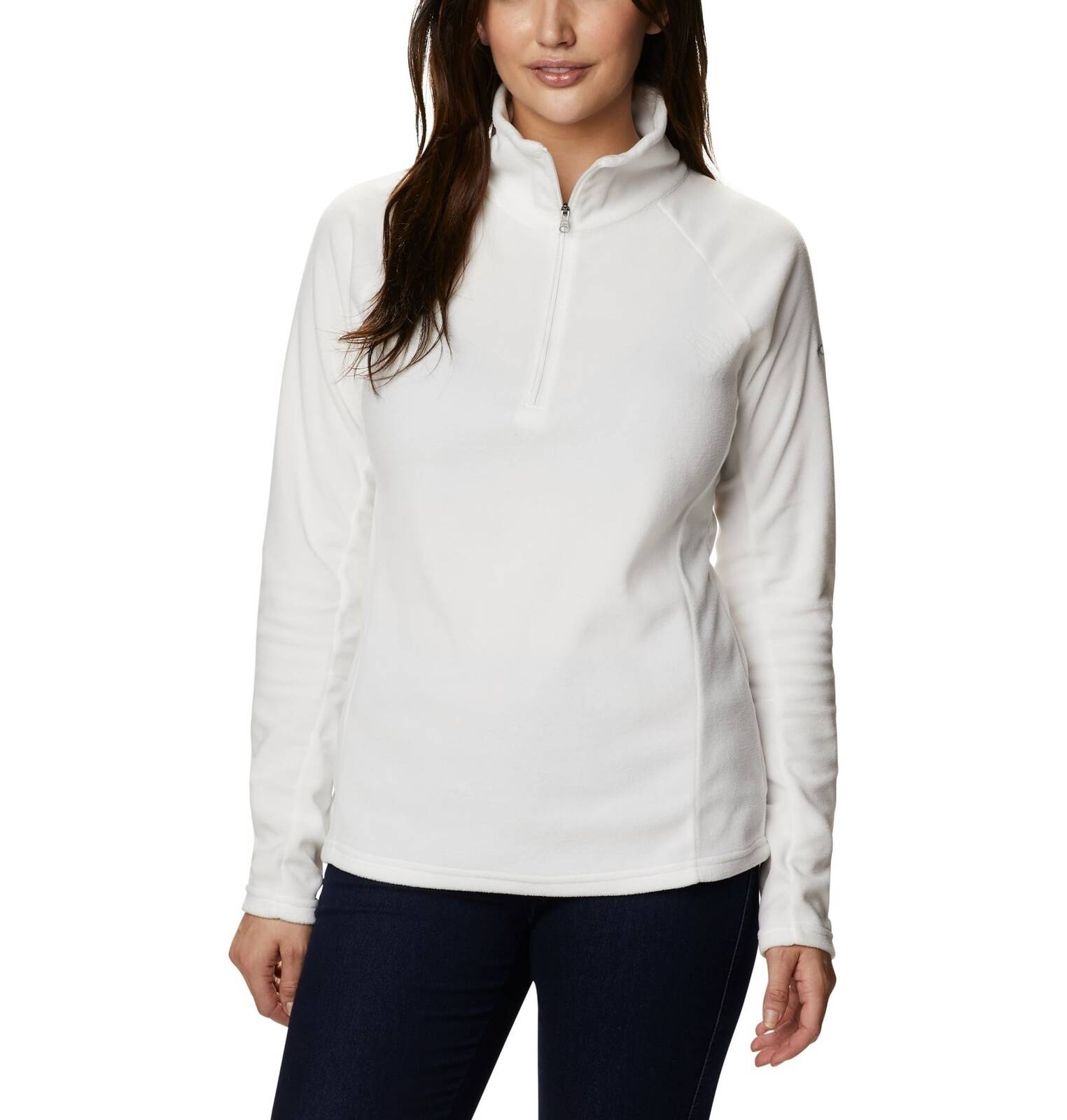 Polar damski Columbia GLACIAL IV 1/2 ZIP biay 1802201125