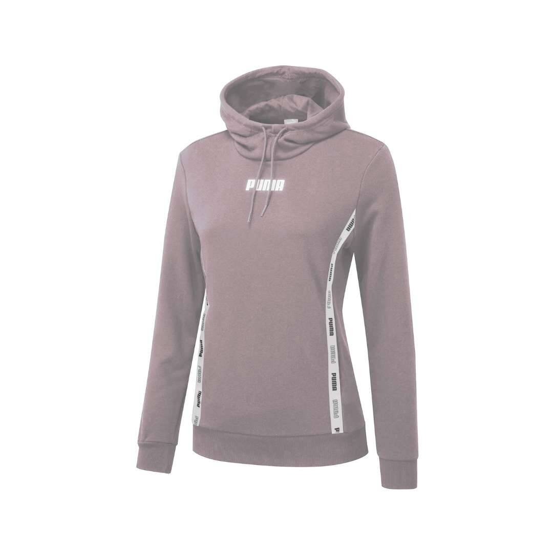 Bluza z kapturem damska Puma Tape rowa 67402015