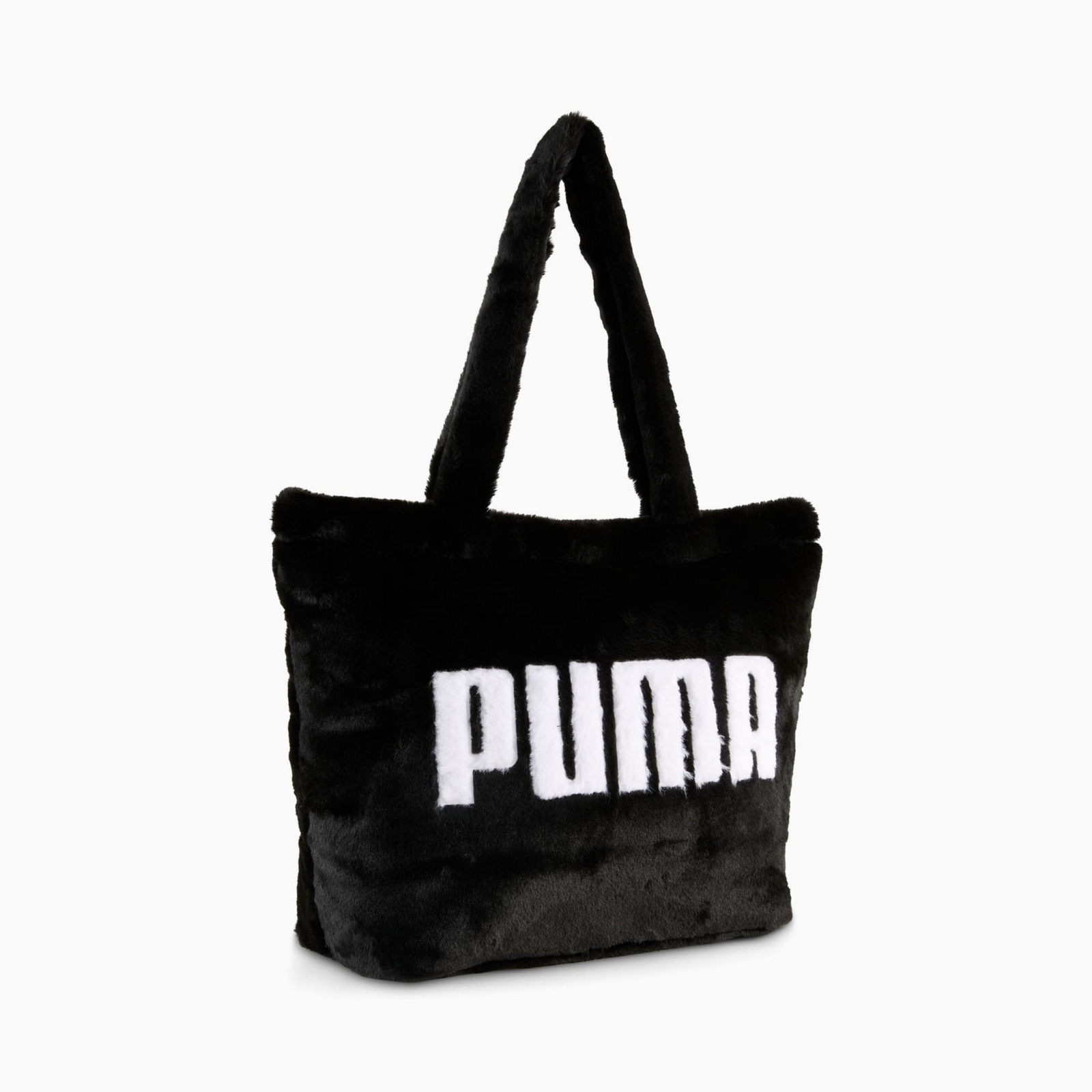 Torba damska Puma UP FAUX FUR czarna 09171201