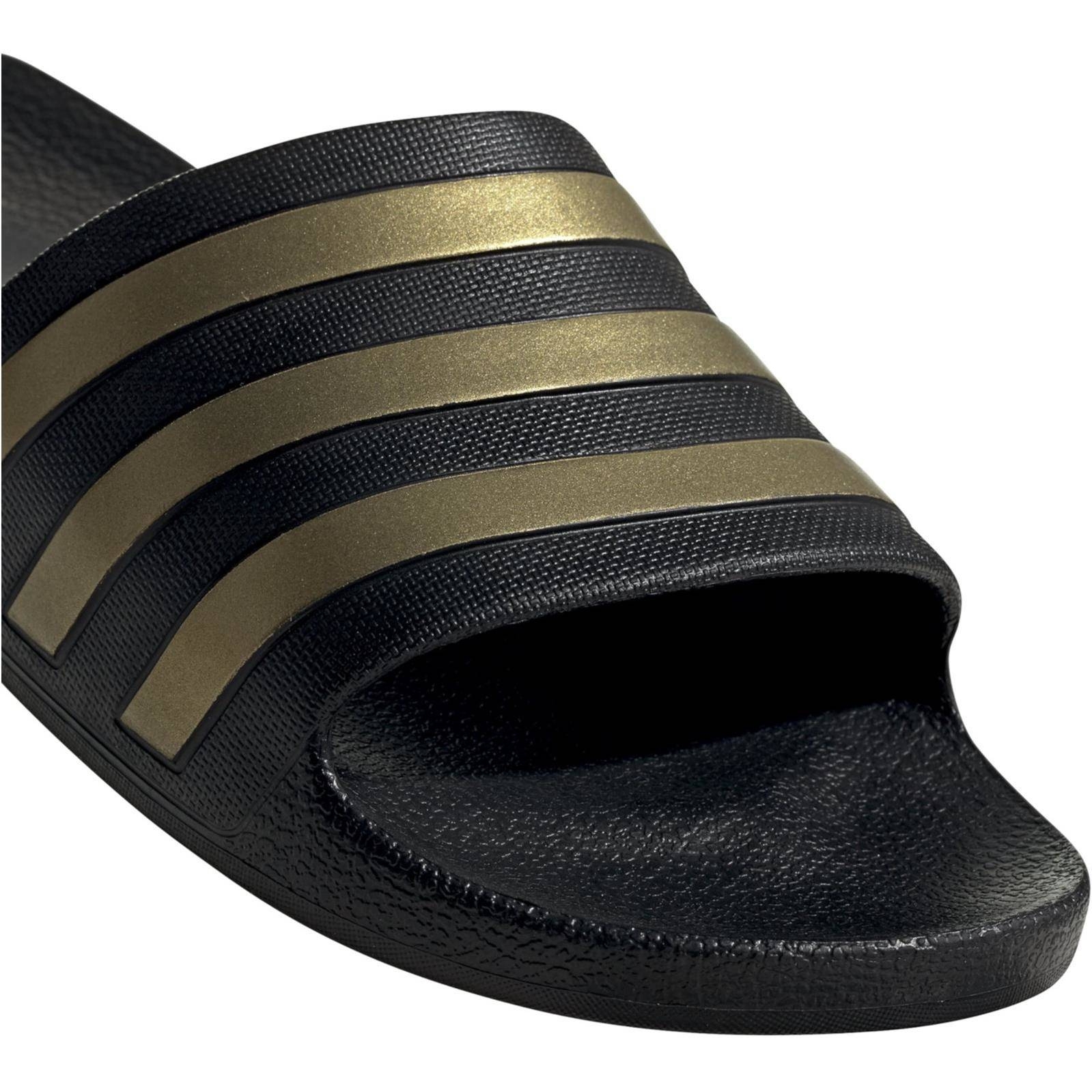 Klapki unisex adidas ADILETTE AQUA SLIDES czarne EG1758