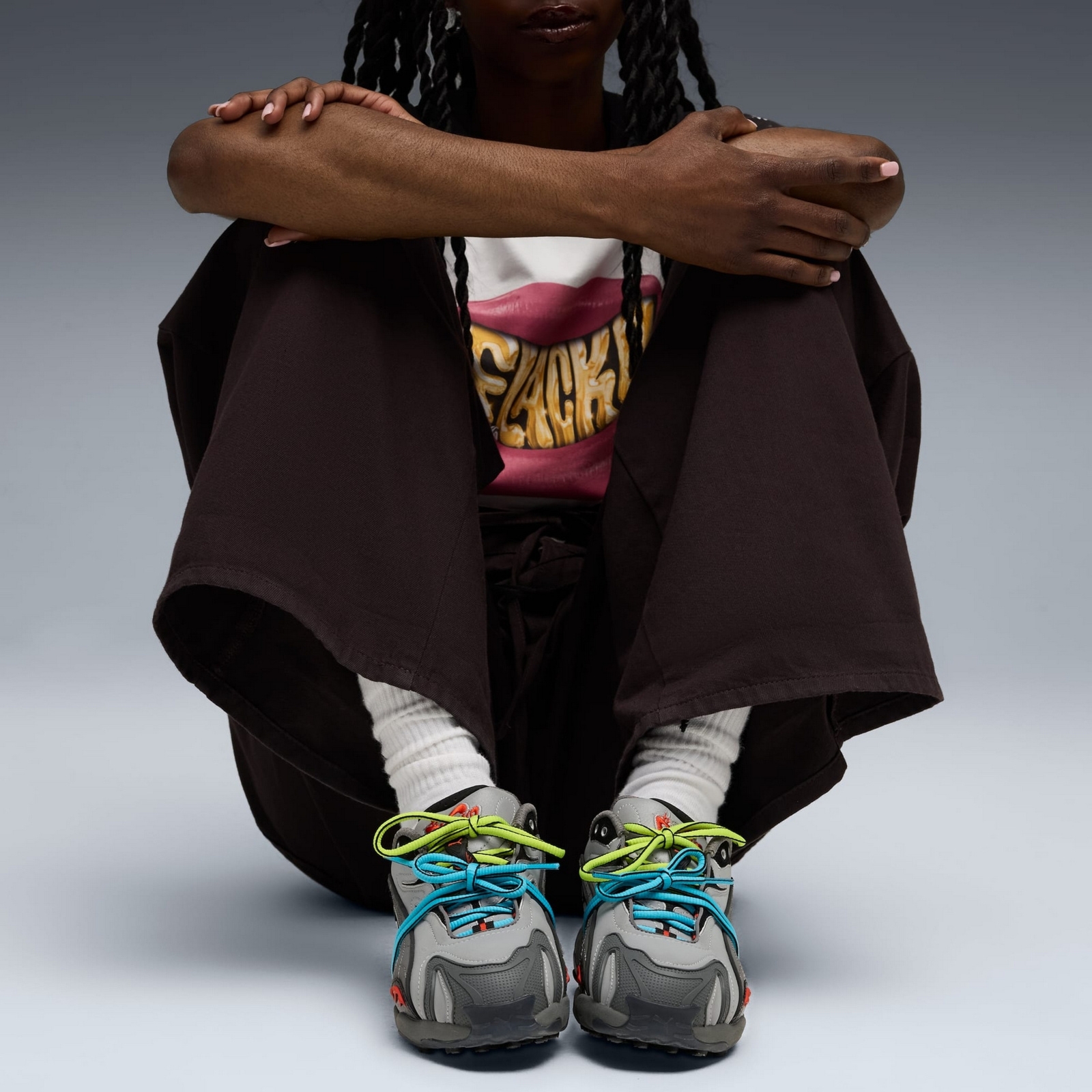 Buty sportowe mskie Puma X A$AP ROCKY INHALE REFLECTIVE szare 40538301