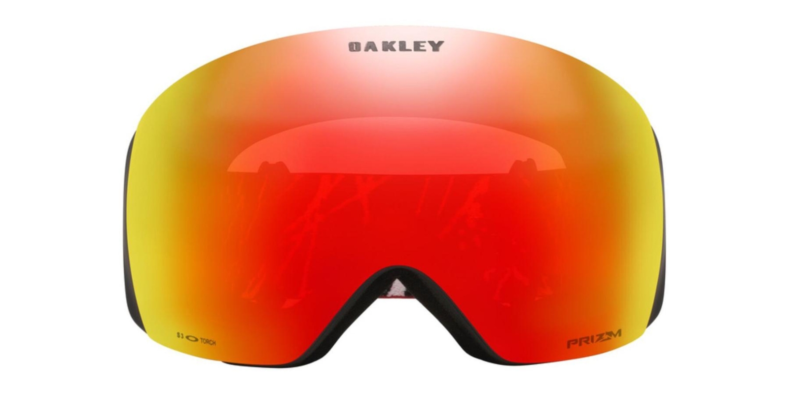 Gogle narciarskie unisex Oakley FLIGHT DECK L czerwone OO7050-F3