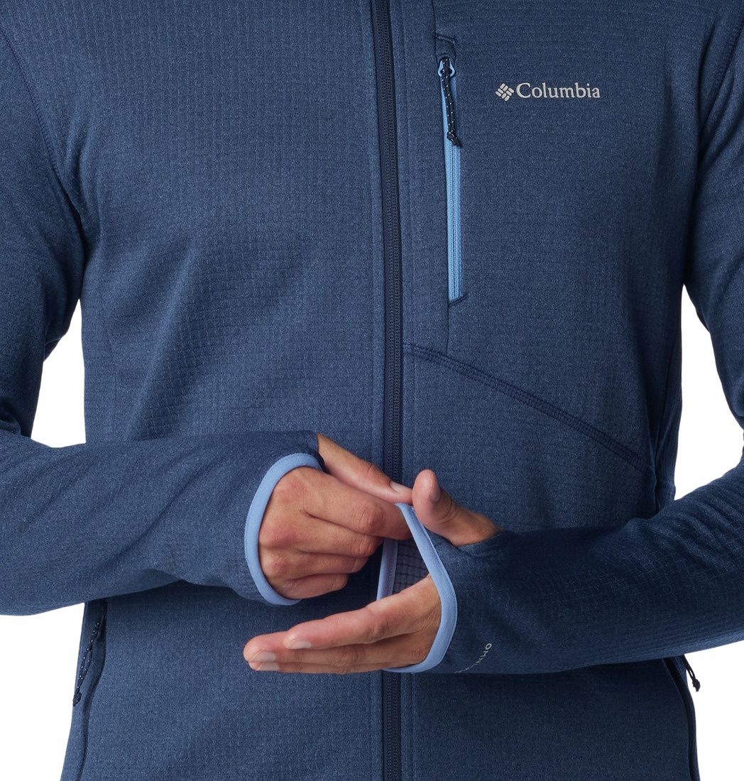 Bluza mska Columbia PARK VIEW FLEECE FZ granatowa 1952222466