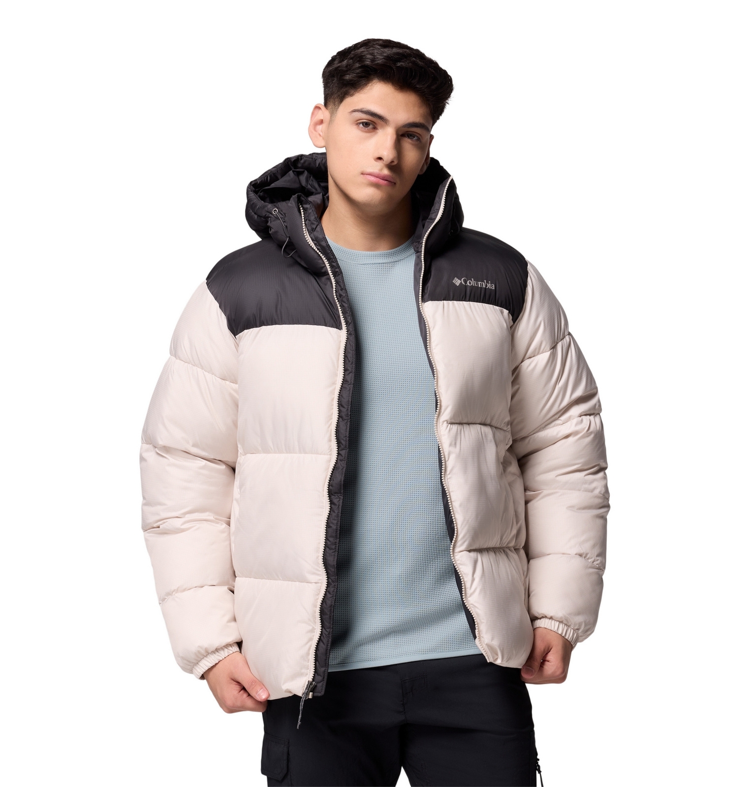 Kurtka puchowa męska Columbia PUFFECT II beżowa 2086851279